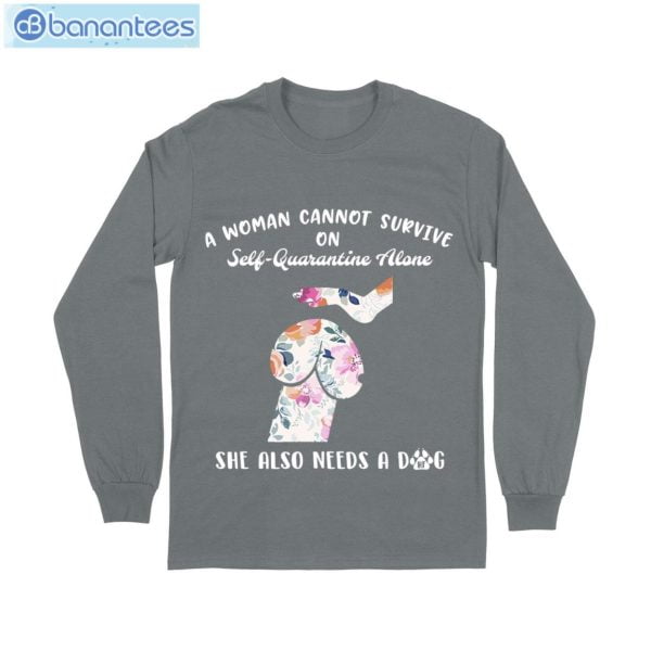 Woman Also Needs A Dog T-Shirt Long Sleeve Tee Product Photo 8