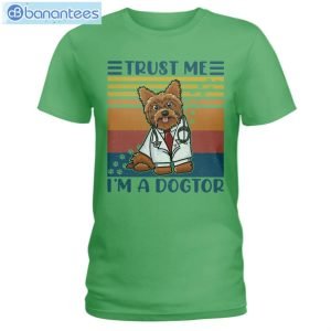 Yorkshire Terrier Trust Me I'm A Dogtor T-Shirt Long Sleeve Tee Product Photo 5