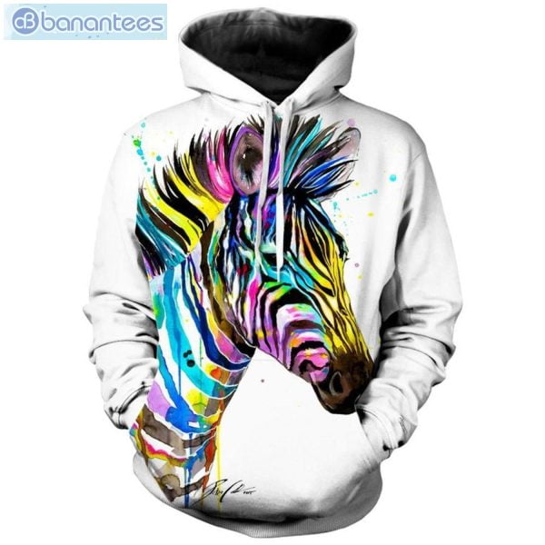 Zebra Bunt Horse Hoodie And Leggings Combo Product Photo 2
