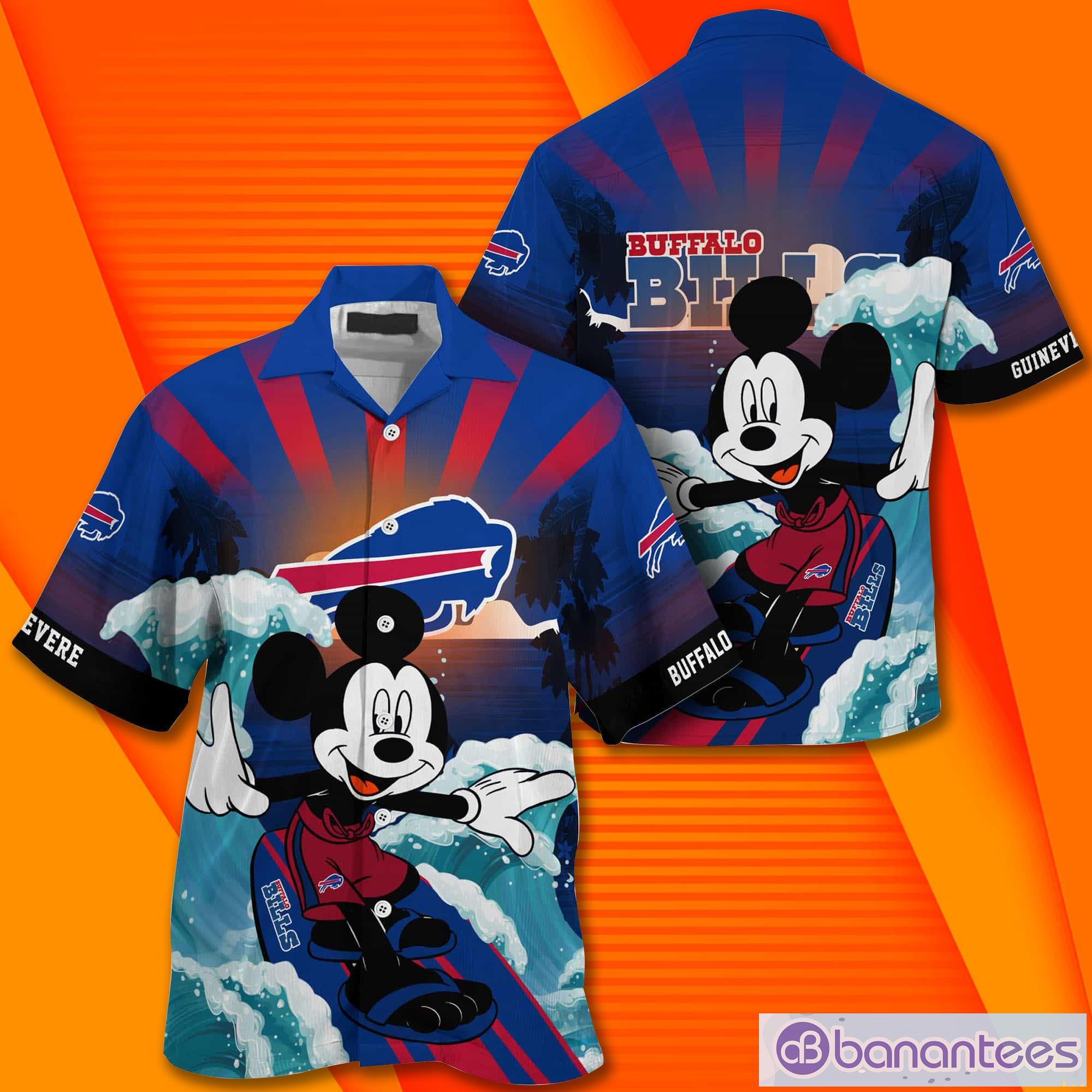 Buffalo Bills NFL Custom Name Hawaiian Shirt Product Photo 2