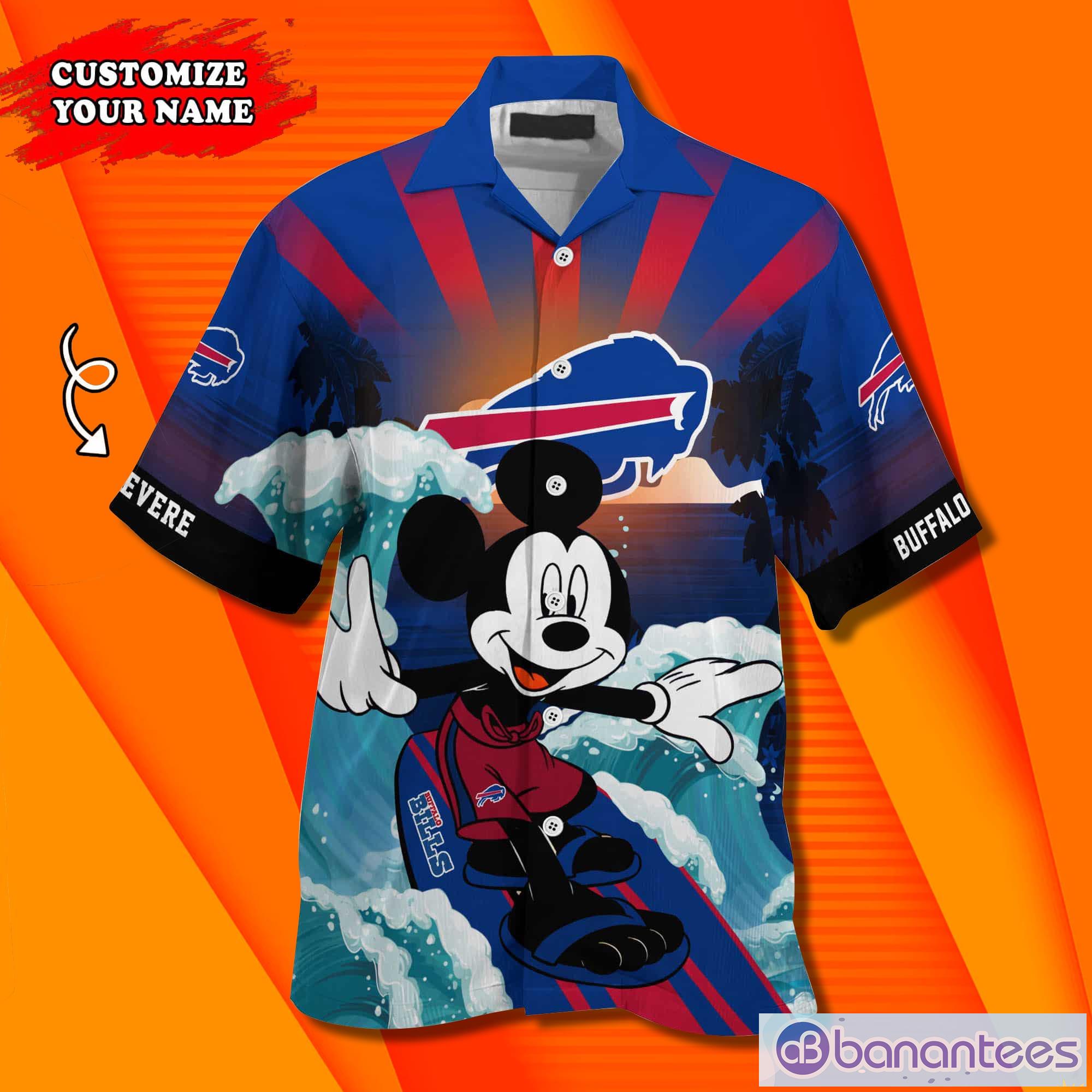 Buffalo Bills NFL Custom Name Hawaiian Shirt Product Photo 3
