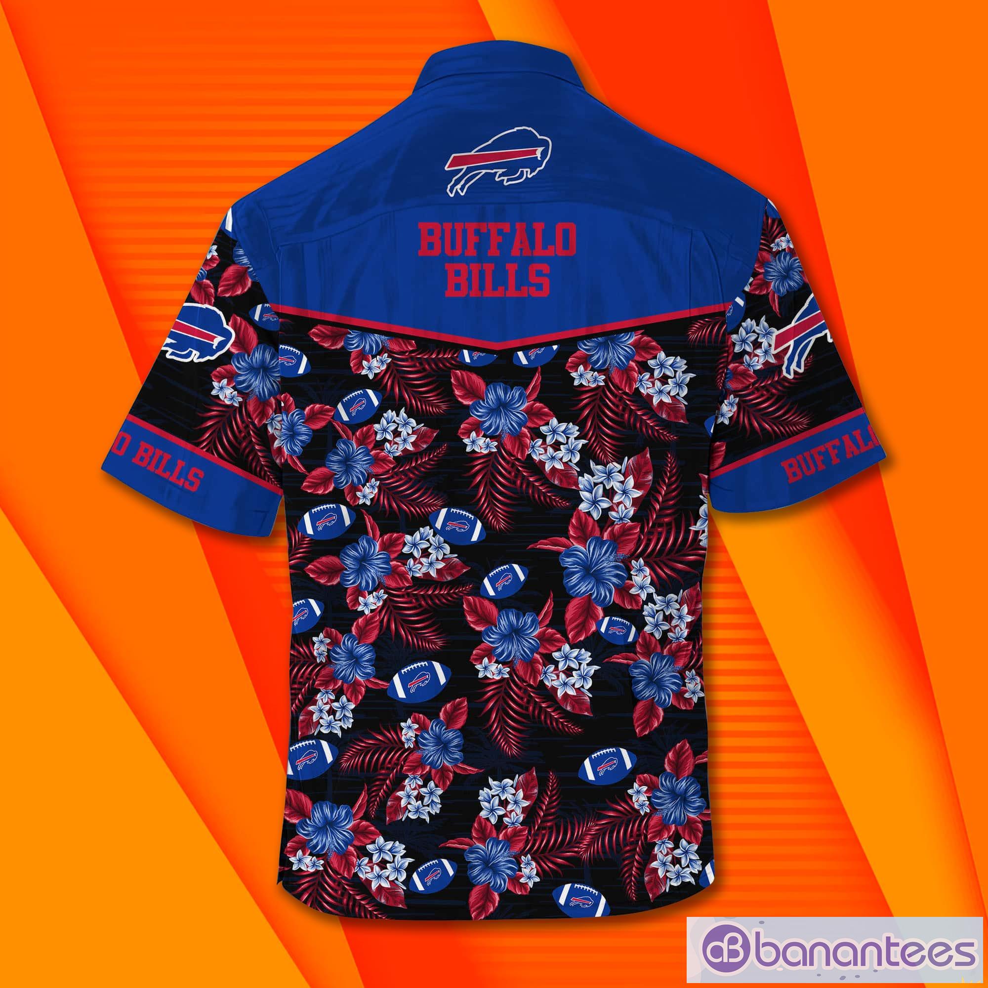 buffalo bills nfl family football short sleeves hawaiian shirt 1 image Buffalo Bills NFL Family & Football Short Sleeves Hawaiian Shirt Product Photo 2