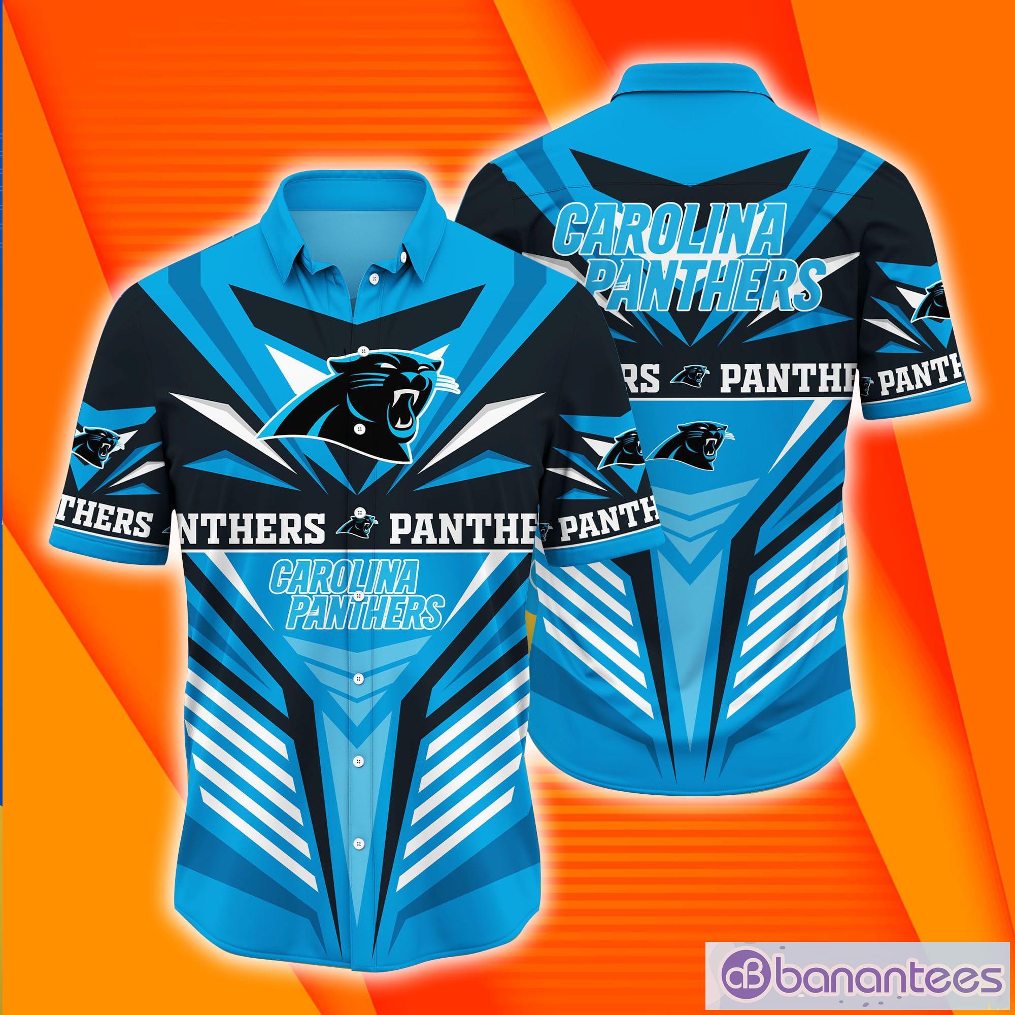 Carolina Panthers NFL Fans Cat Graphic Hawaiian Shirt And Short - Banantees