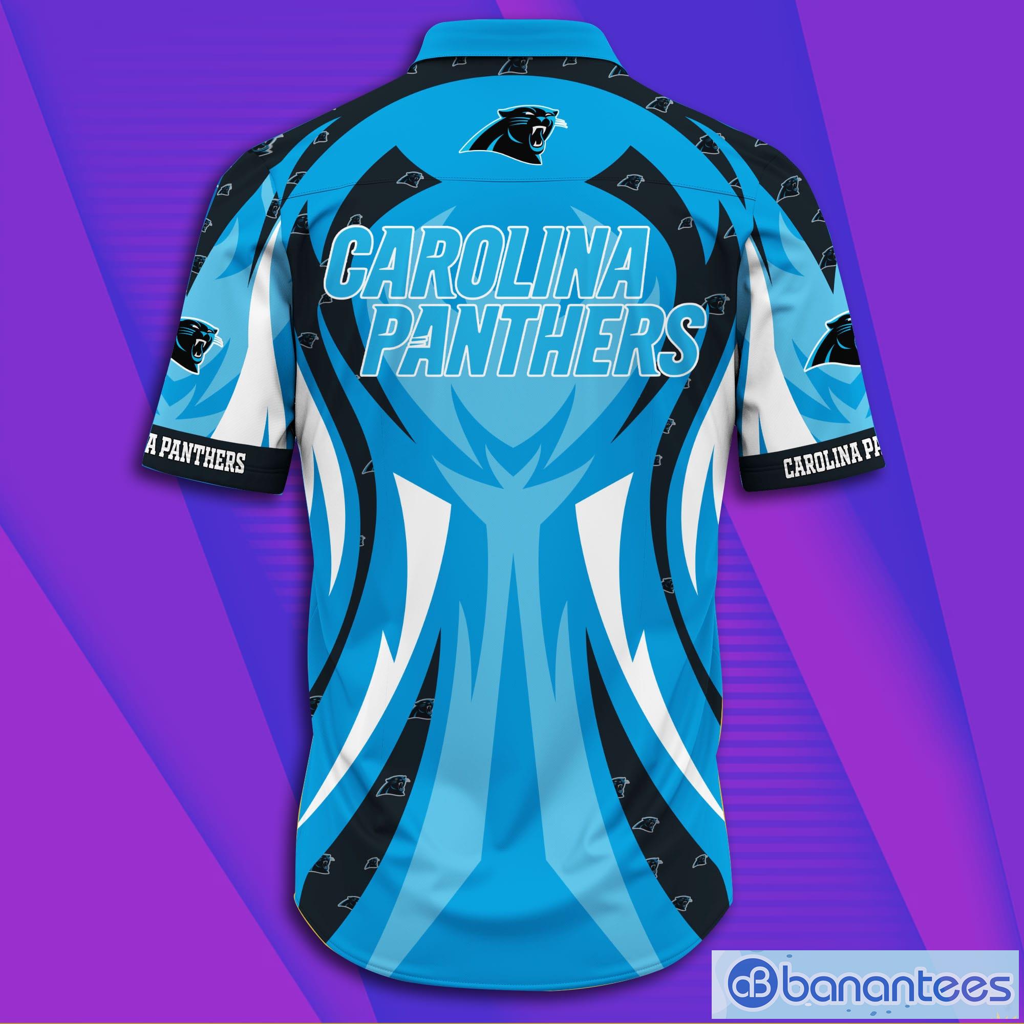 Custom Name Carolina Panthers Hawaiian Shirt NFL Football Aloha