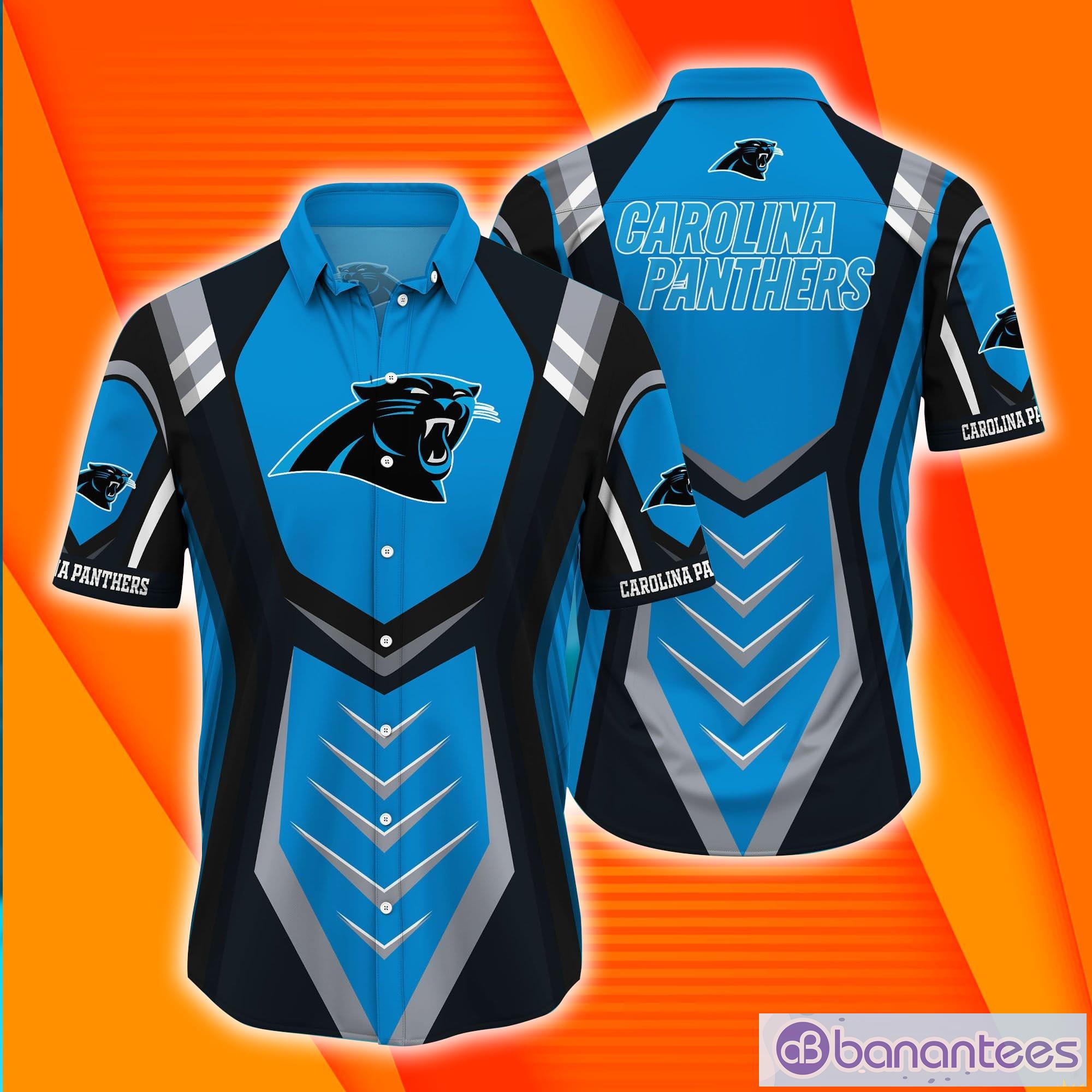 Carolina Panthers NFL Strong Design Short Sleeves Hawaiian Shirt Product Photo 1 Carolina Panthers NFL Strong Design Short Sleeves Hawaiian Shirt Product Photo 1