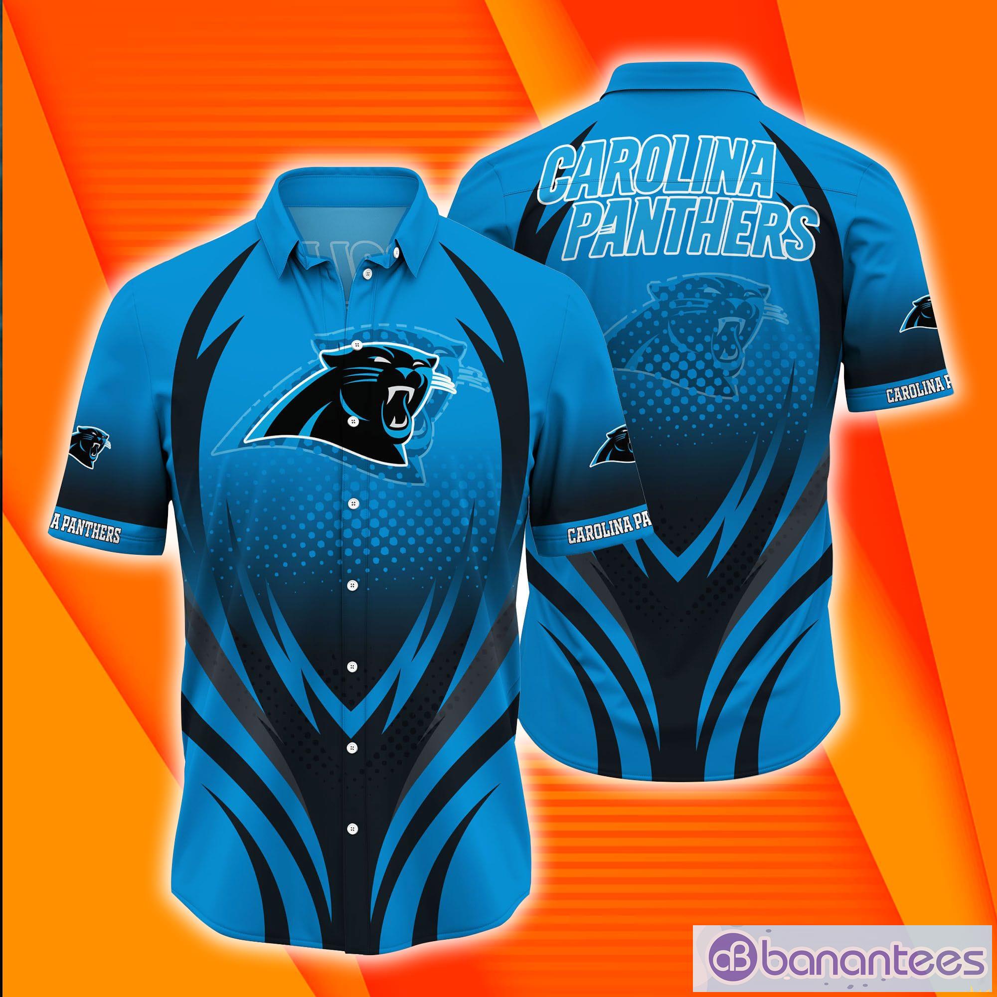 Carolina Panthers NFL Symbol Short Sleeves Hawaiian Shirt Product Photo 1