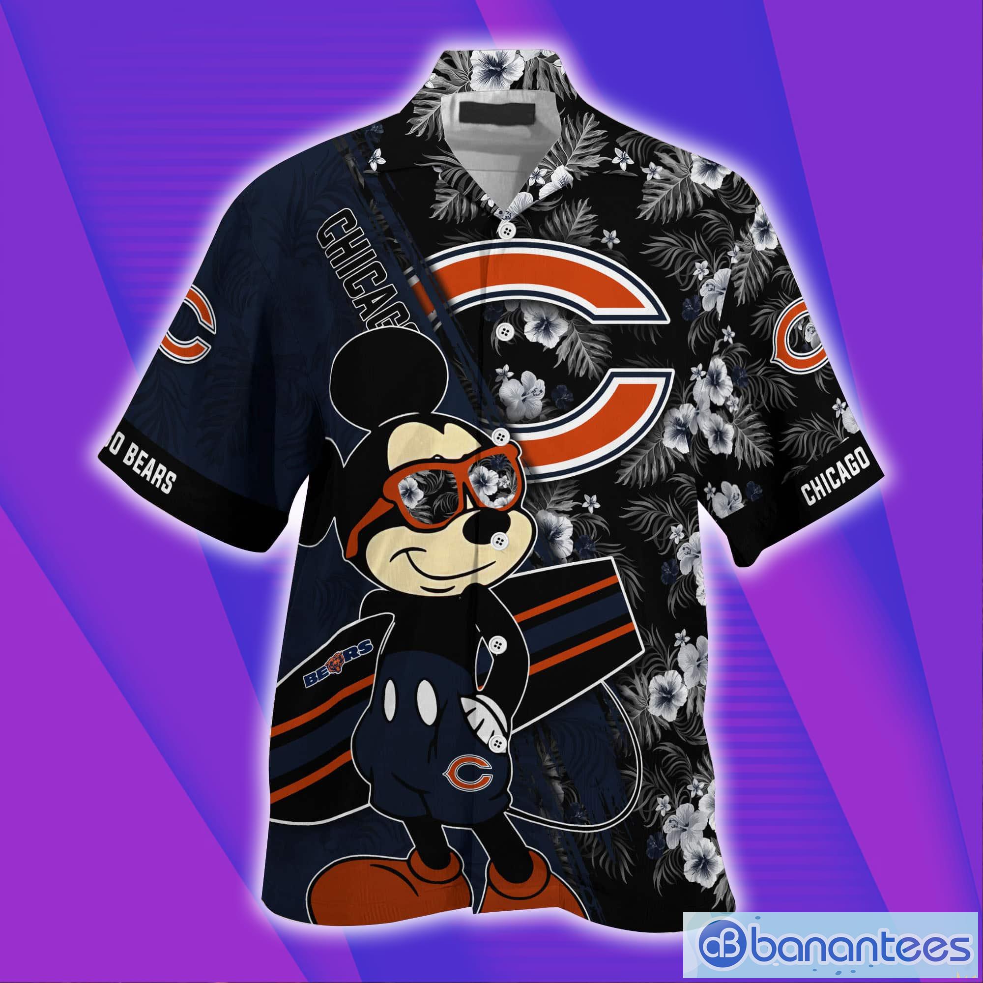 Chicago Bears Dark Background Hoodies Full Over Print - Banantees