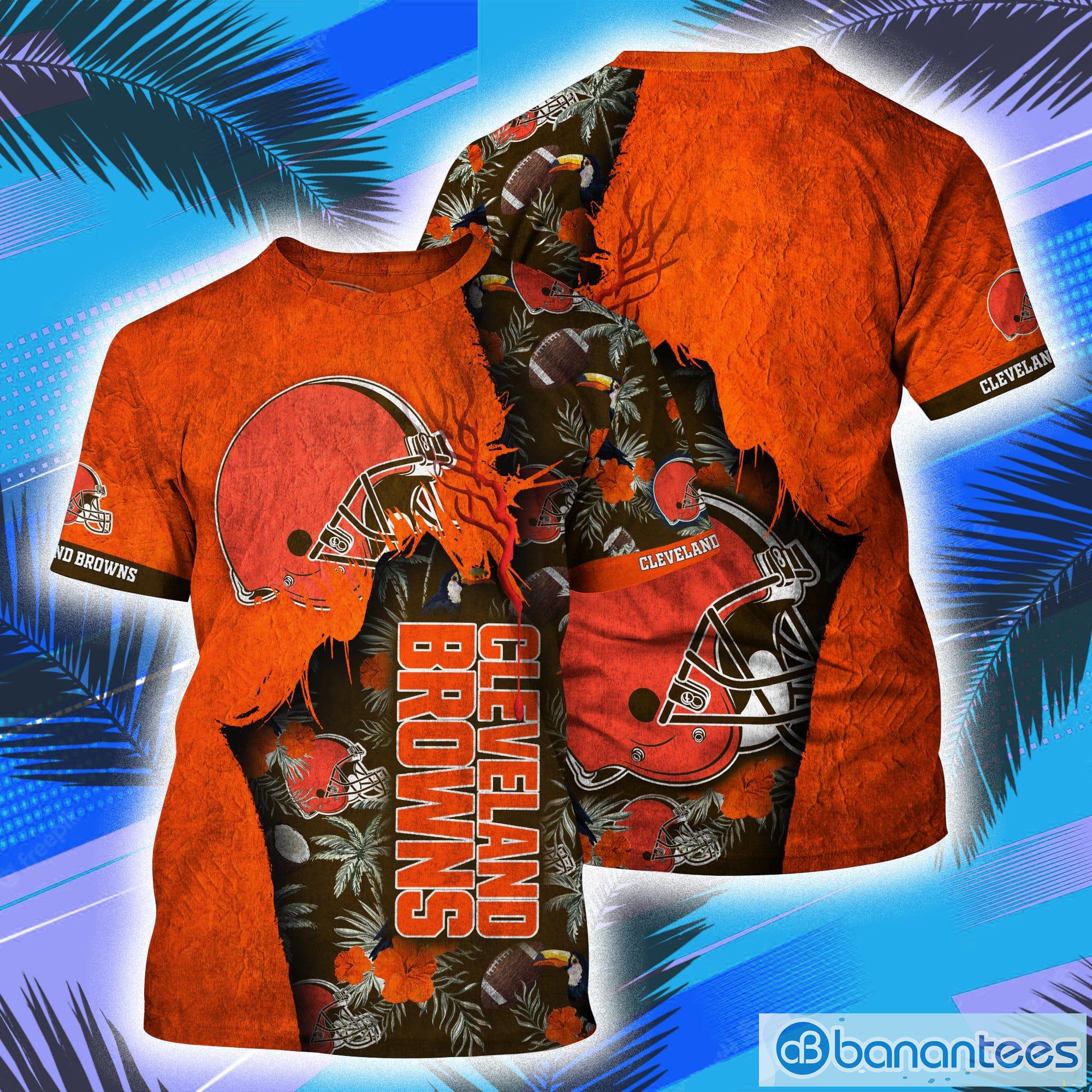 Best Selling Product] Cleveland Browns NFL Custom Unisex All Over Print  Hawaiian Shirt