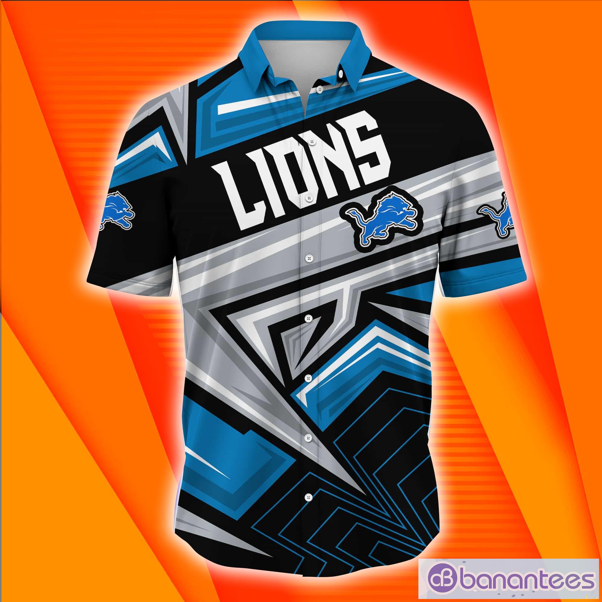 Detroit Lions NFL Full Print Short Sleeves Hawaiian Shirt Product Photo 3