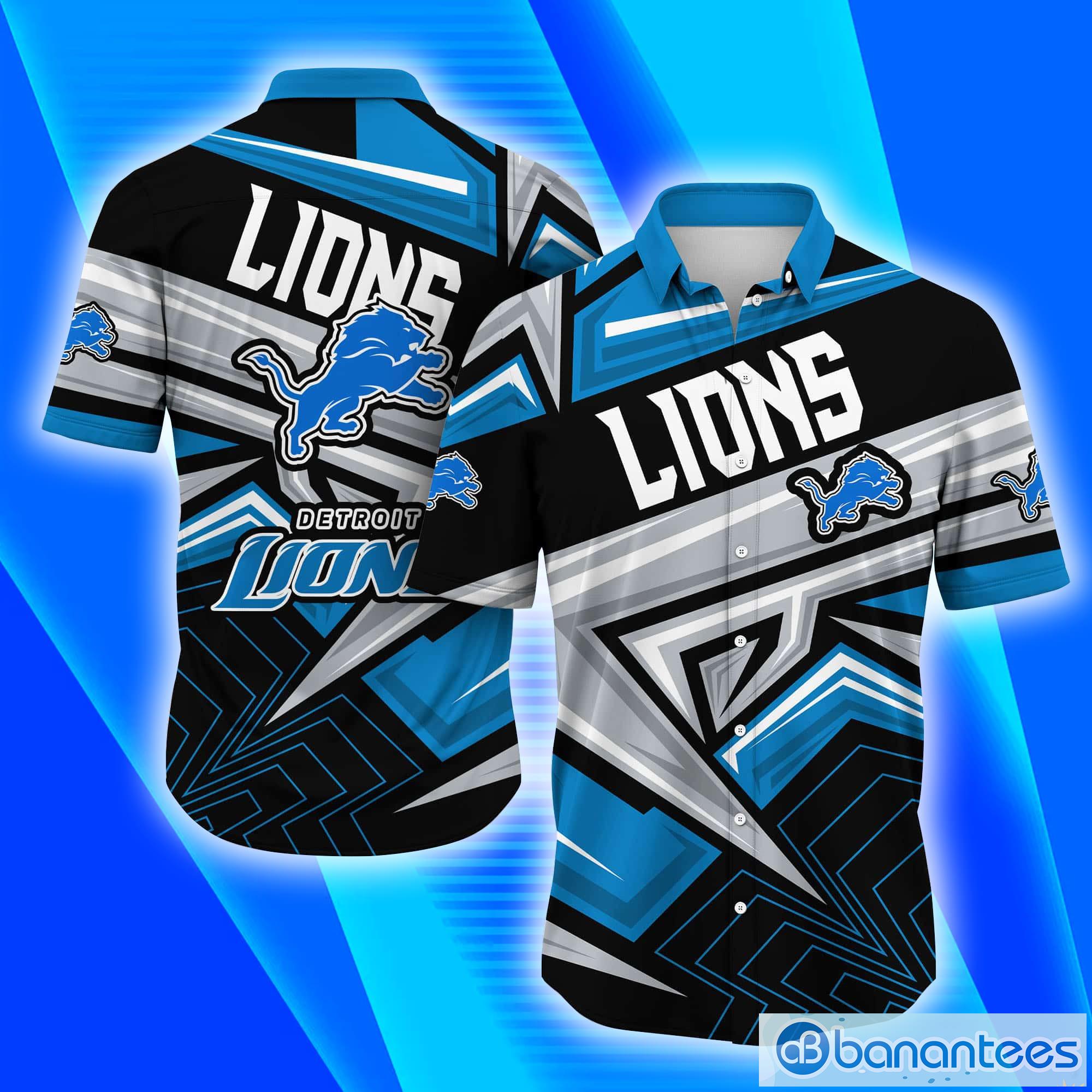 Detroit Lions NFL Full Print Short Sleeves Hawaiian Shirt Product Photo 1