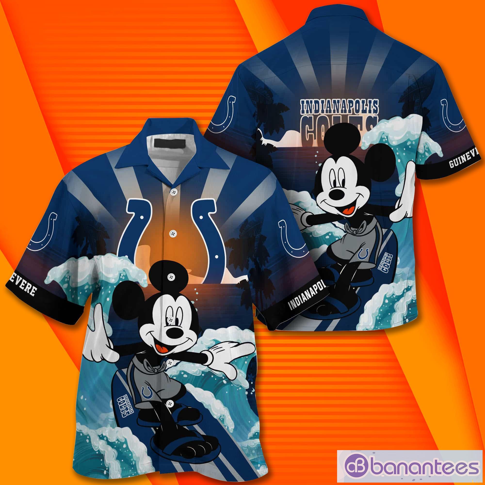 Indianapolis Colts NFL Custom Name Hawaiian Shirt Product Photo 2