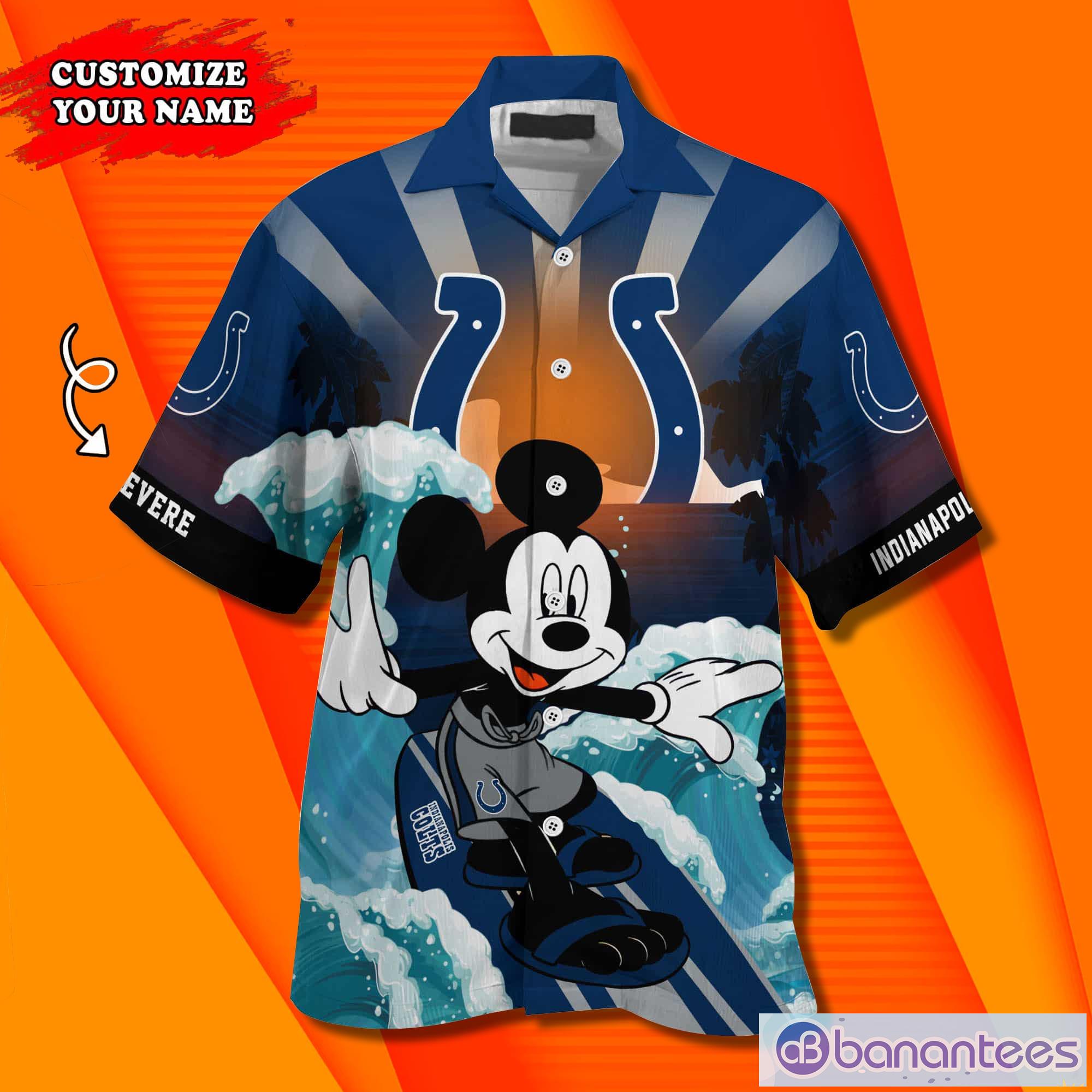 Indianapolis Colts NFL Custom Name Hawaiian Shirt Product Photo 3