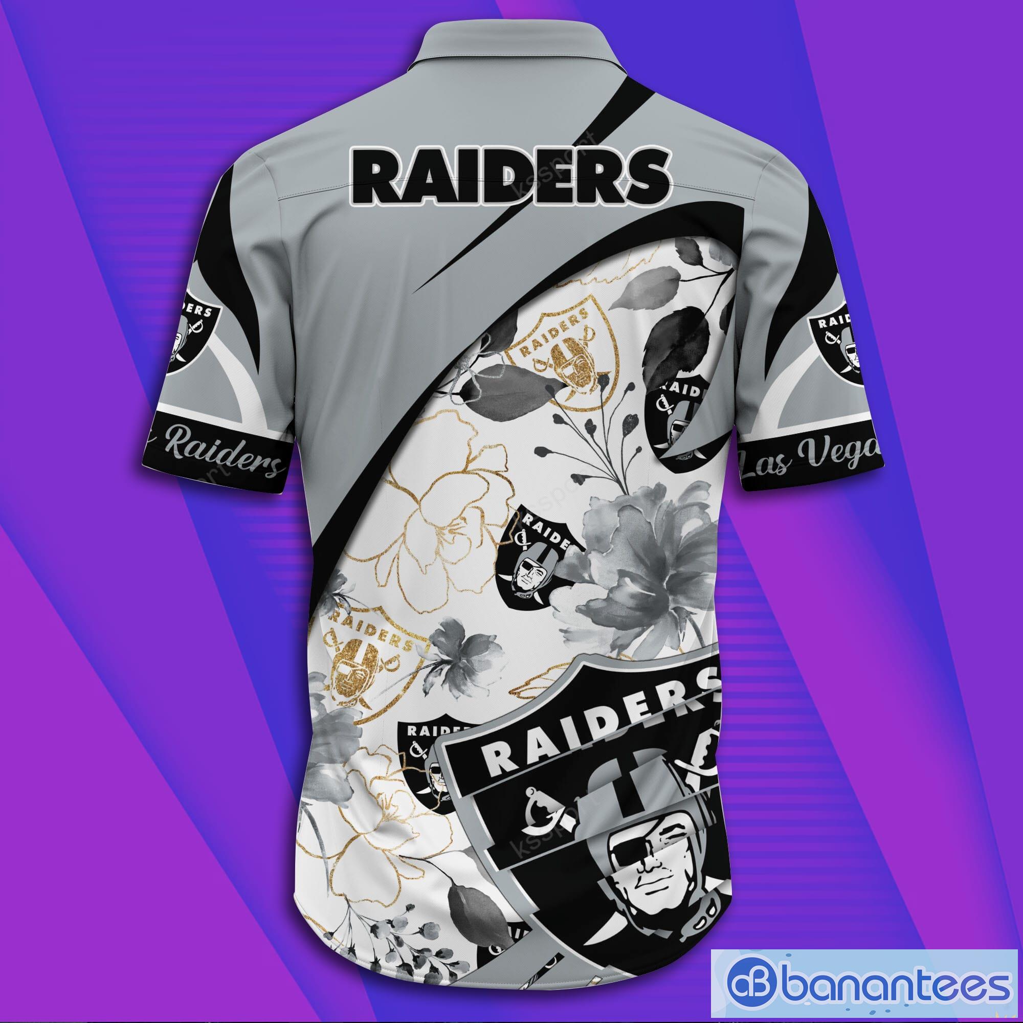 Las Vegas Raiders NFL Short Sleeve Aloha Hawaiian Shirt Product Photo 2