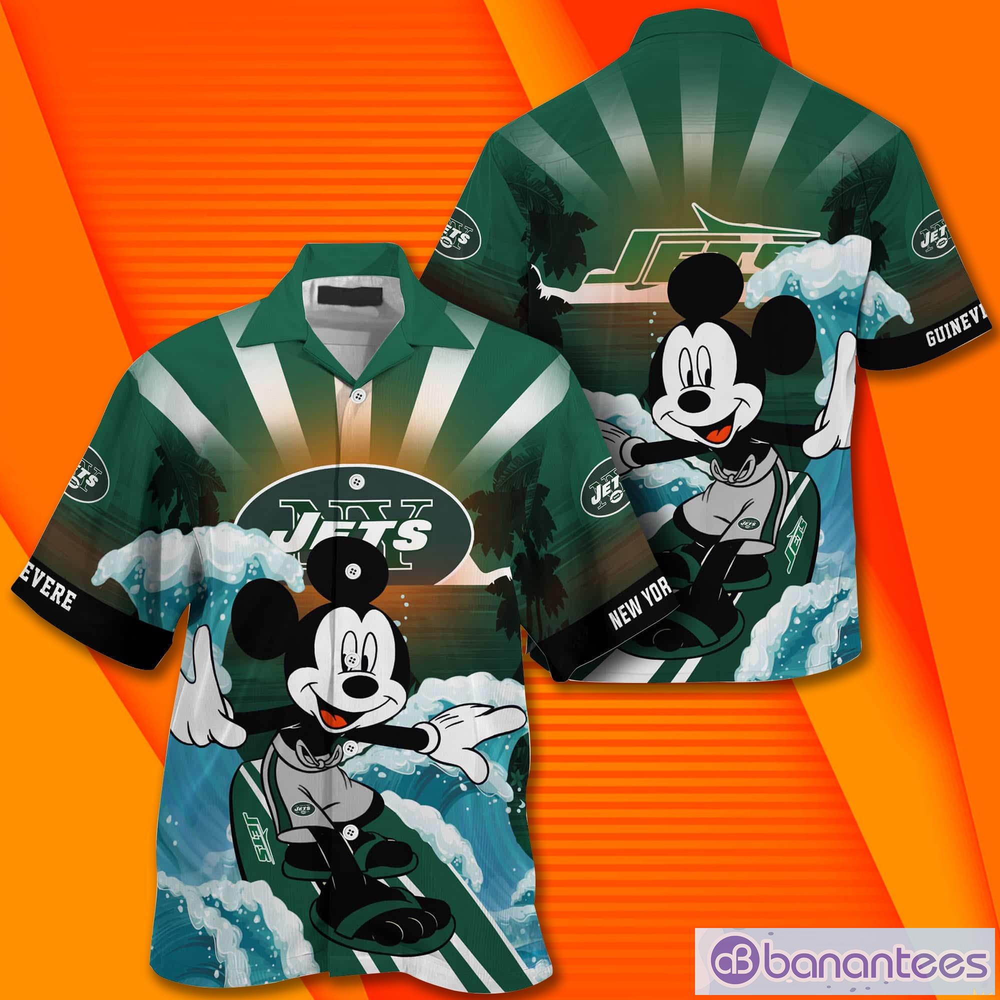 New York Jets NFL Custom Name Hawaiian Shirt Product Photo 2