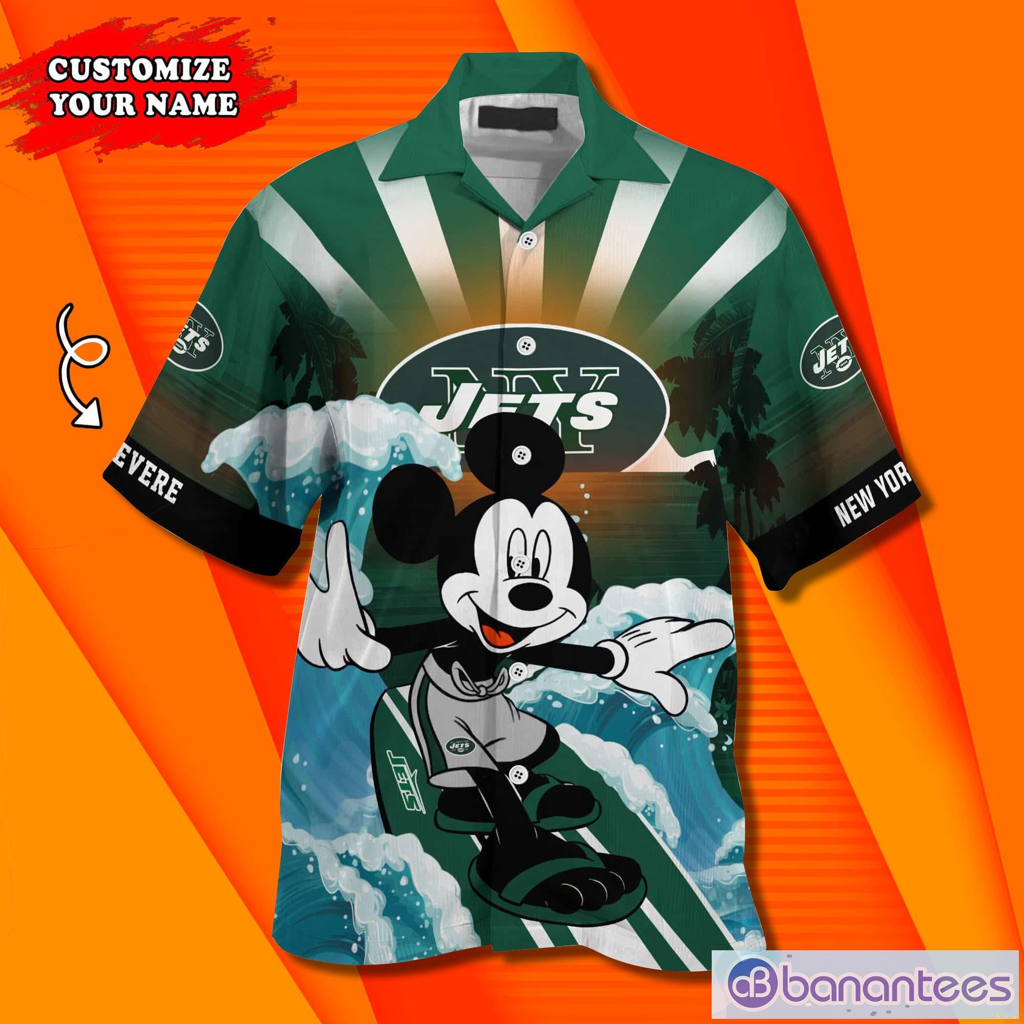 New York Jets NFL Custom Name Hawaiian Shirt Product Photo 3