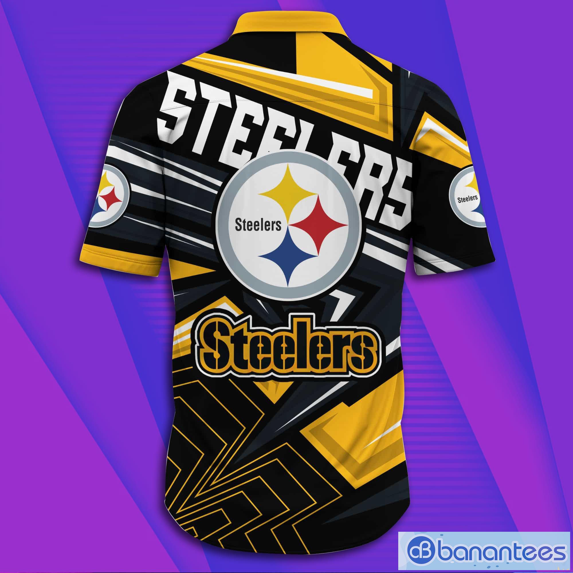 Pittsburgh Steelers NFL Full Print Short Sleeves Hawaiian Shirt Product Photo 2