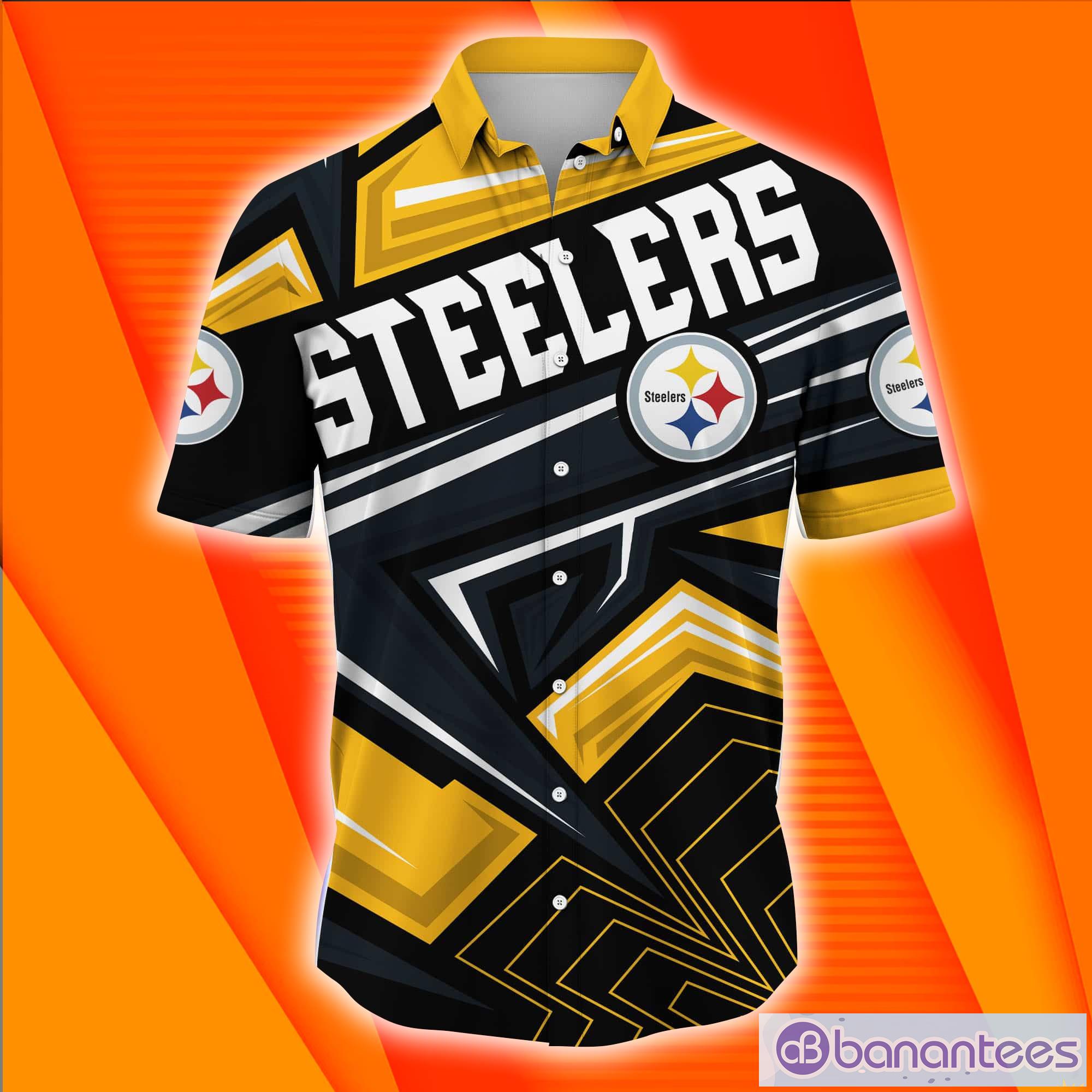 Pittsburgh Steelers NFL Full Print Short Sleeves Hawaiian Shirt Product Photo 3