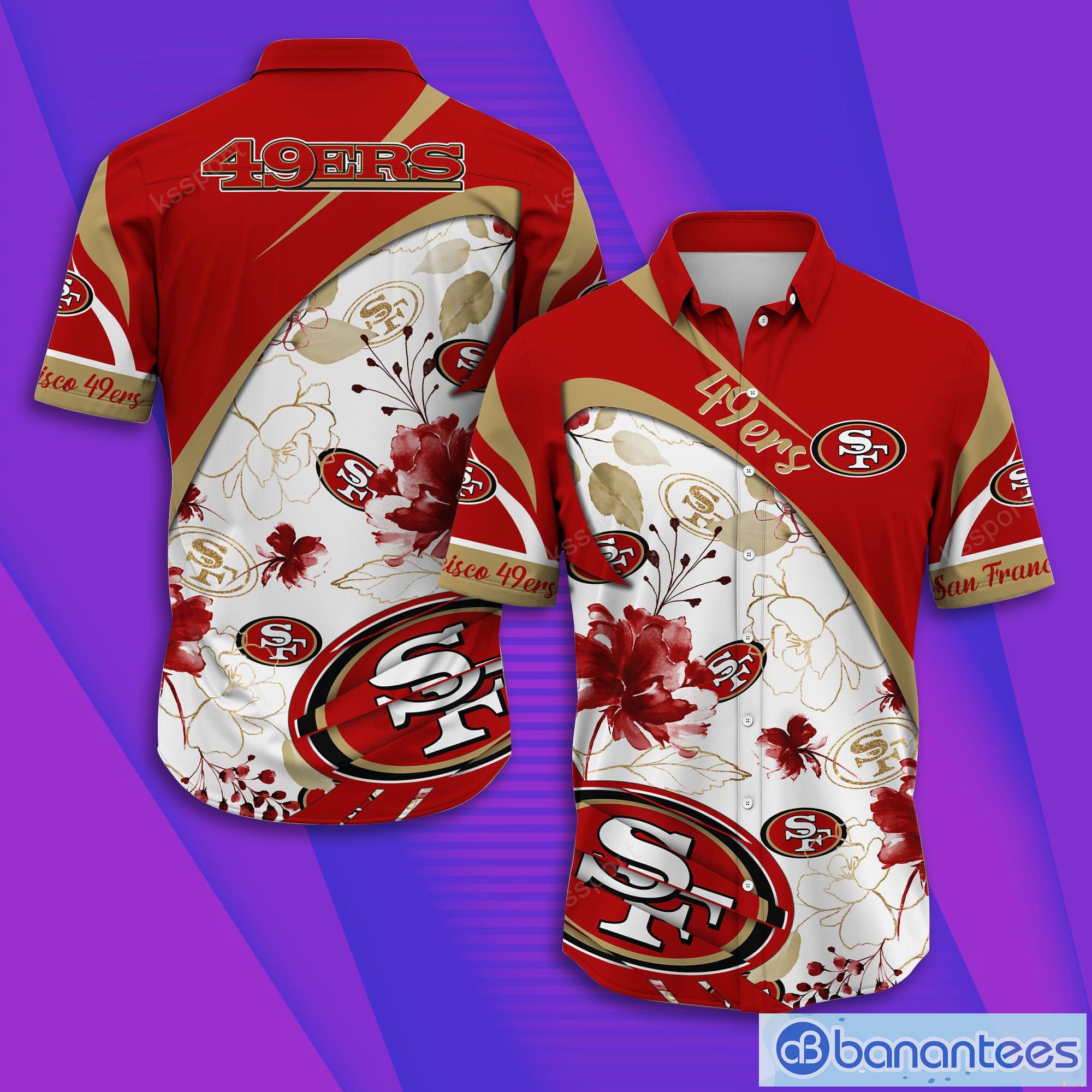 San Francisco ers NFL Short Sleeve Aloha Hawaiian Shirt Product Photo 1