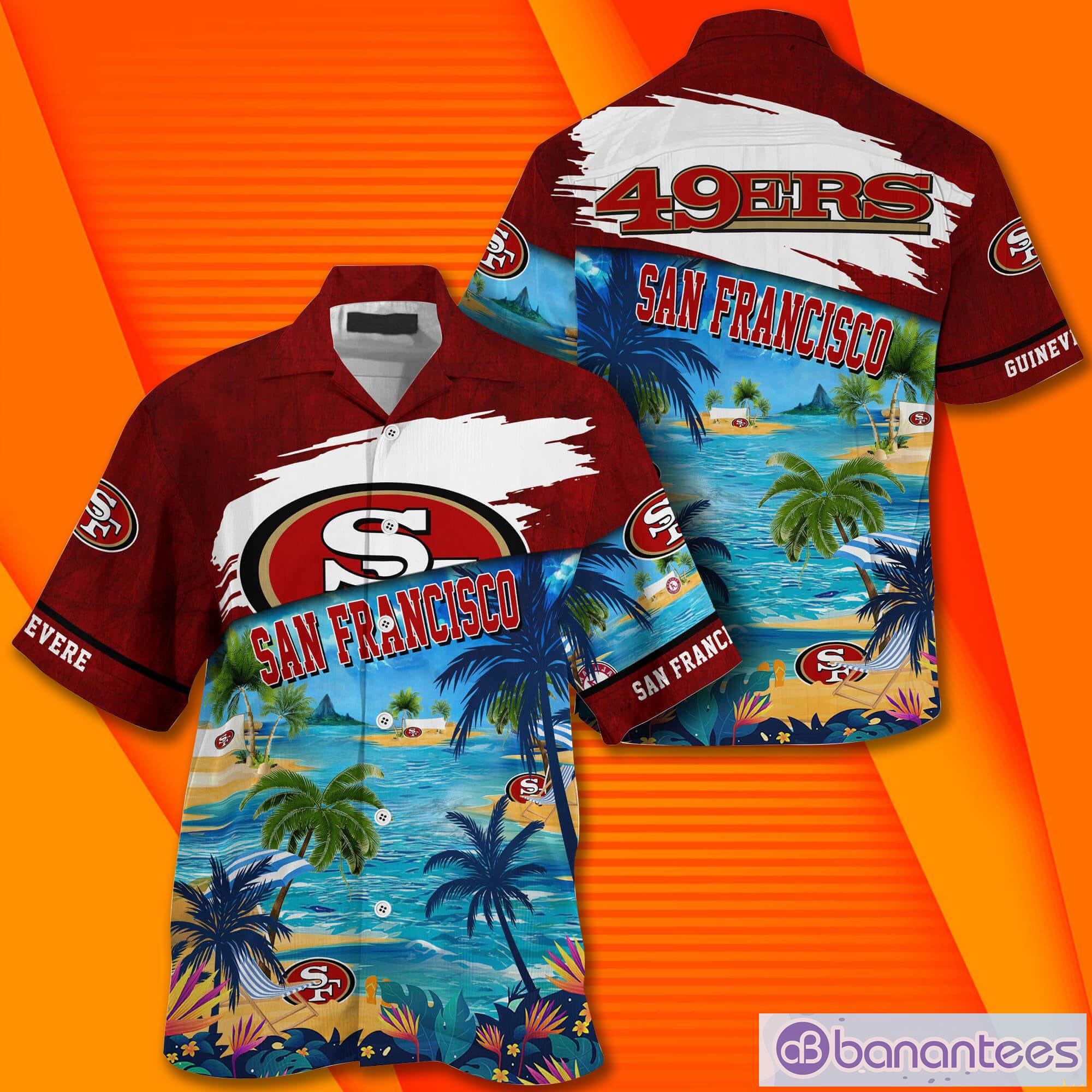 San Francisco ers NFL Trending Custom Name Short Sleeves Hawaiian Shirt Product Photo 1 San Francisco ers NFL Trending Custom Name Short Sleeves Hawaiian Shirt Product Photo 1