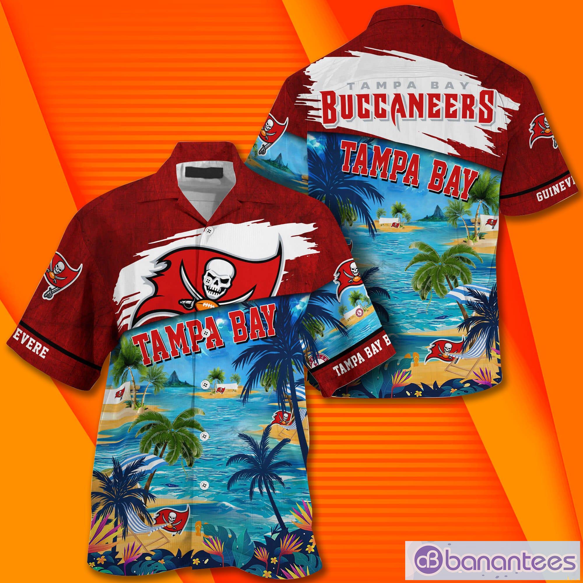 Tampa Bay Buccaneers NFL Custom Name Hawaiian Shirt Summer Shirt Product Photo 2