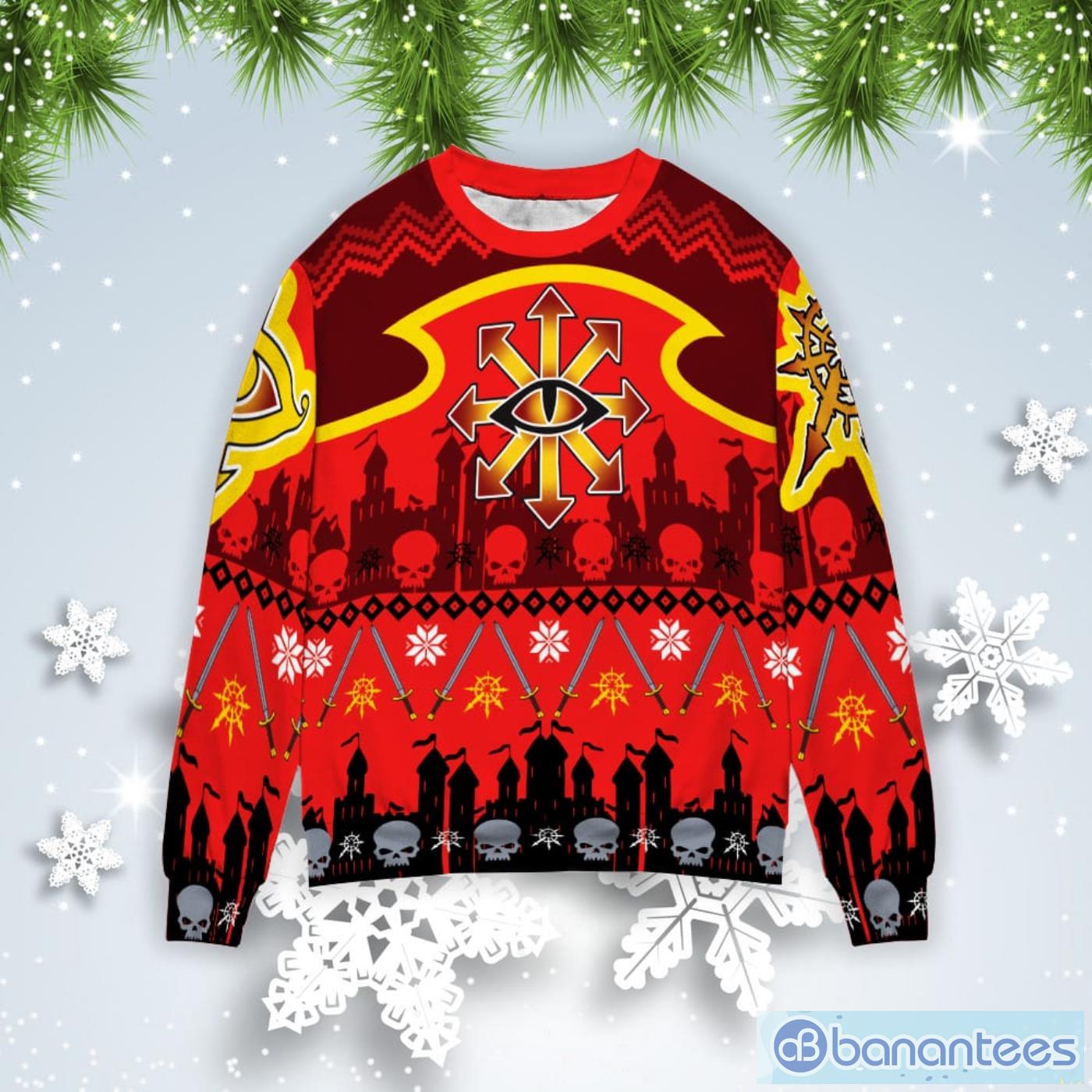 Warhammer Christmas Gift Ugly Christmas Sweater Product Photo 1