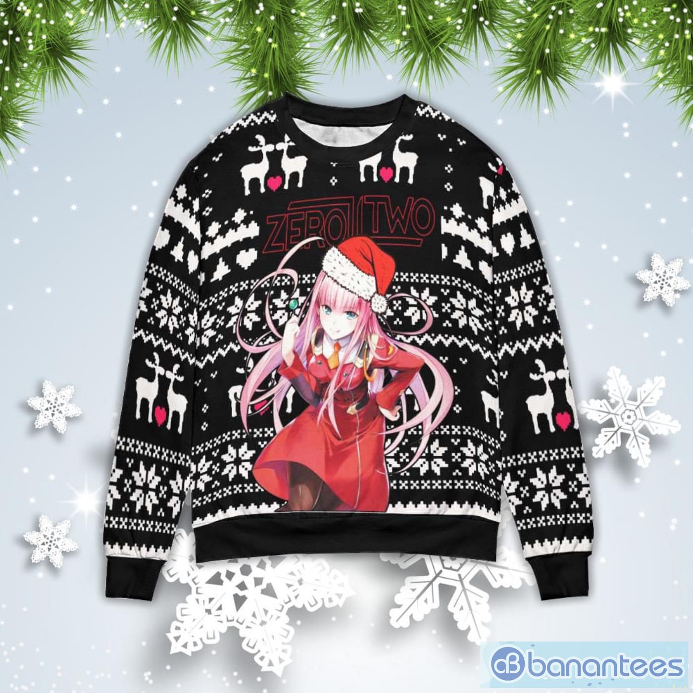 Franxx Zero Christmas Gift Ugly Christmas Sweater Product Photo 1