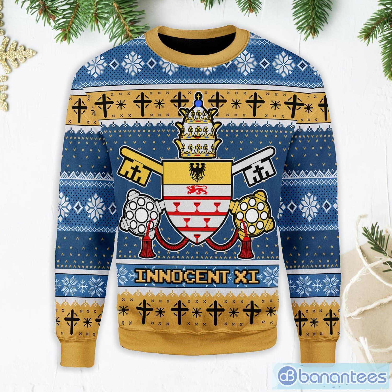 Innocent XI Coat Of Arms Ugly Christmas Sweater Product Photo 1