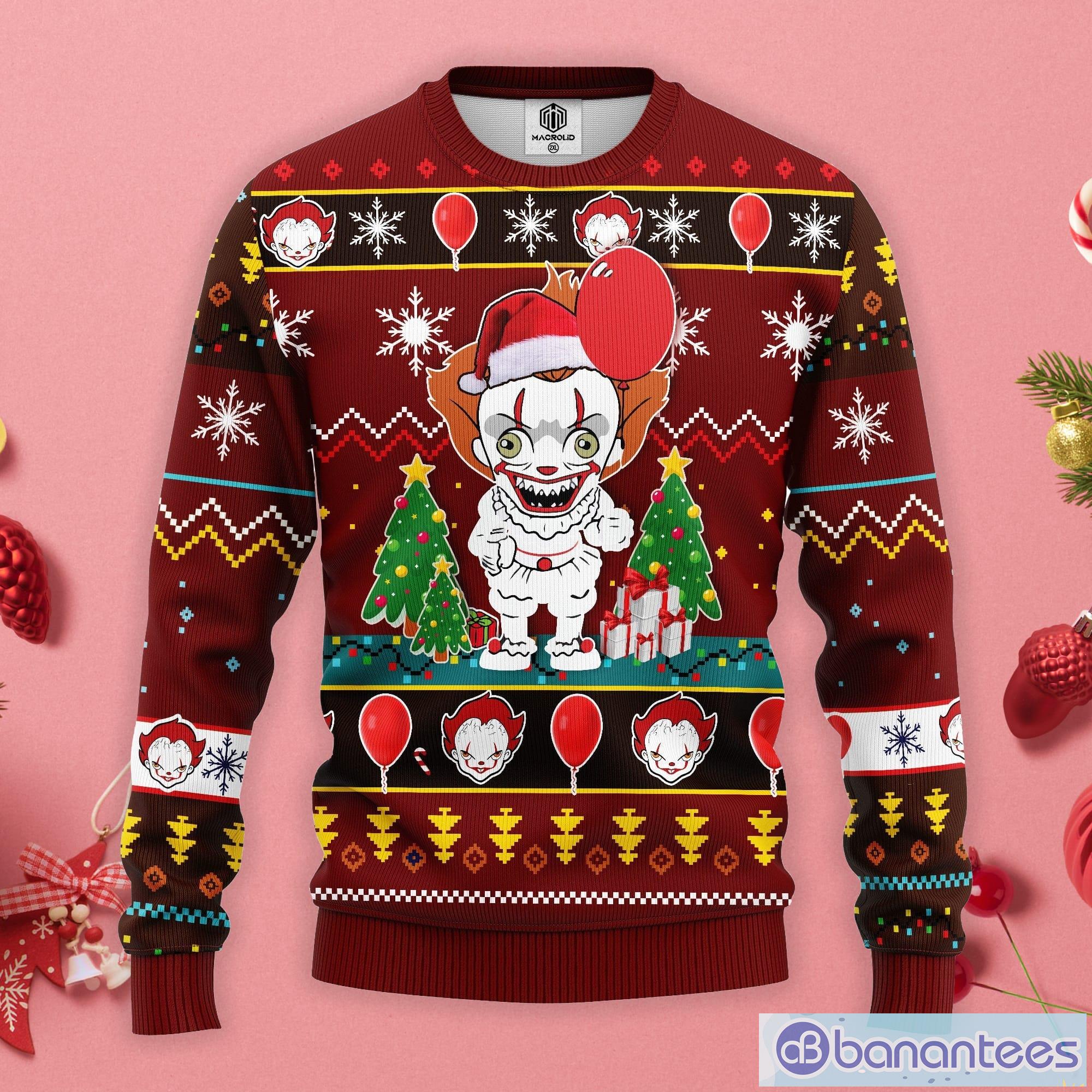 It Funny Clown Ugly Christmas Sweater 