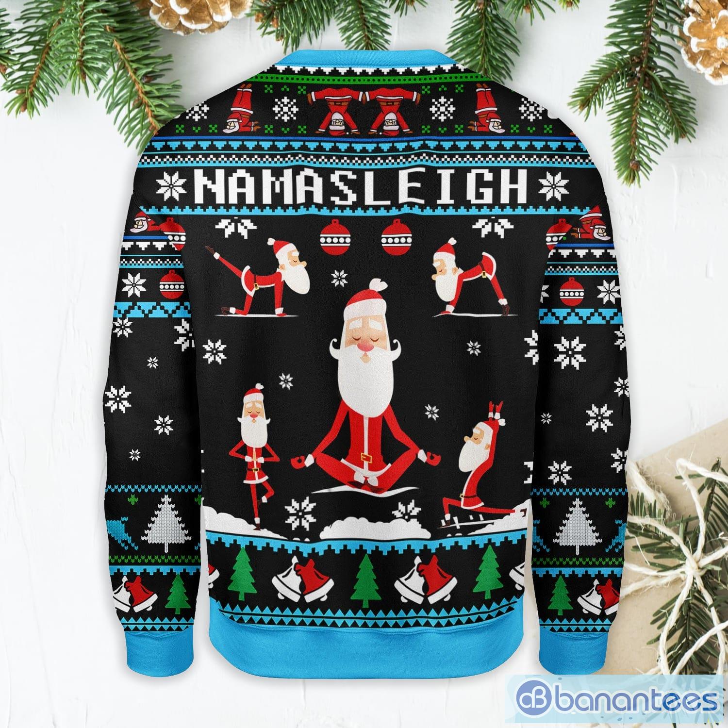 Namasleigh Santa Ugly Christmas Sweater Product Photo 2