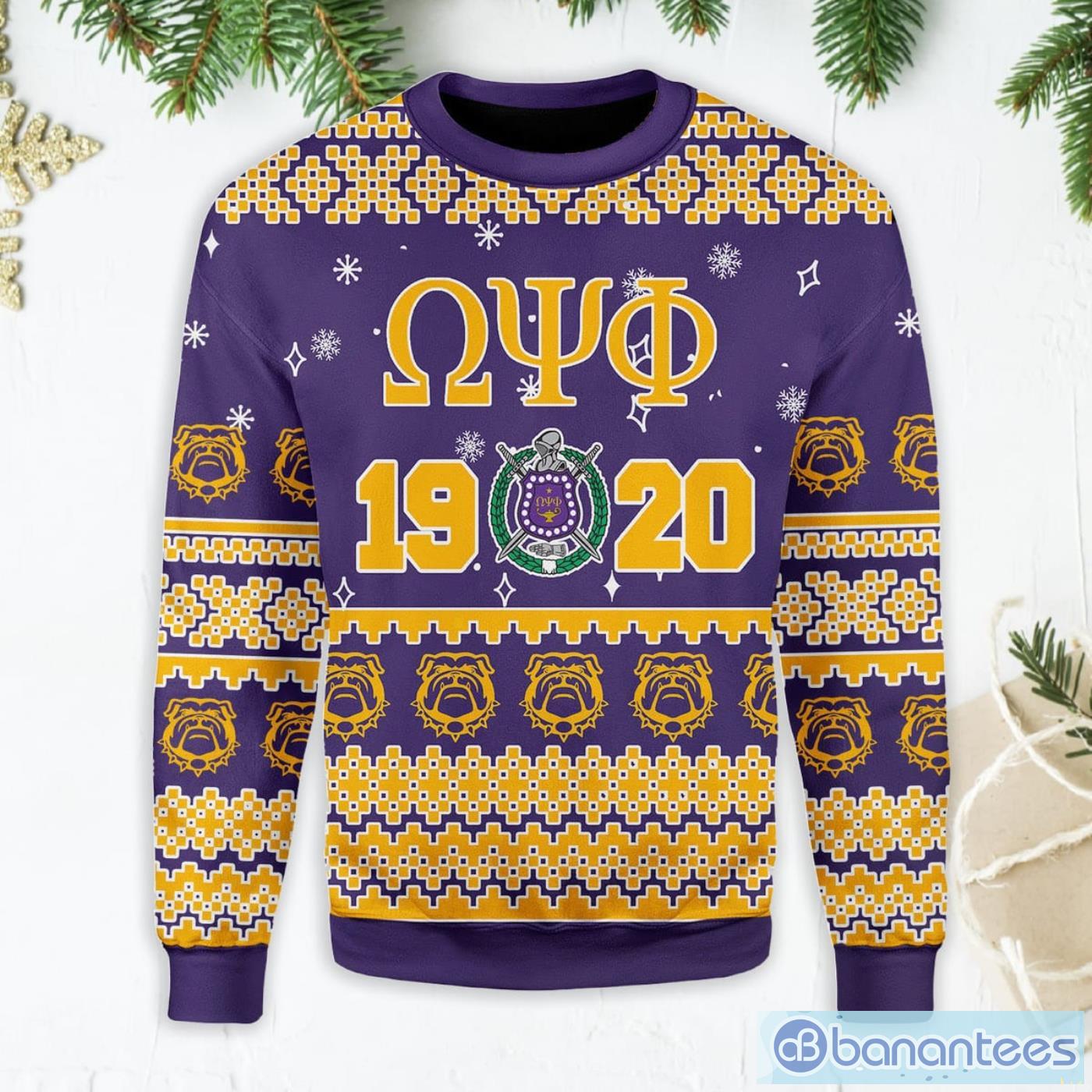 Omega Psi Phi Ugly Christmas Sweater Banantees