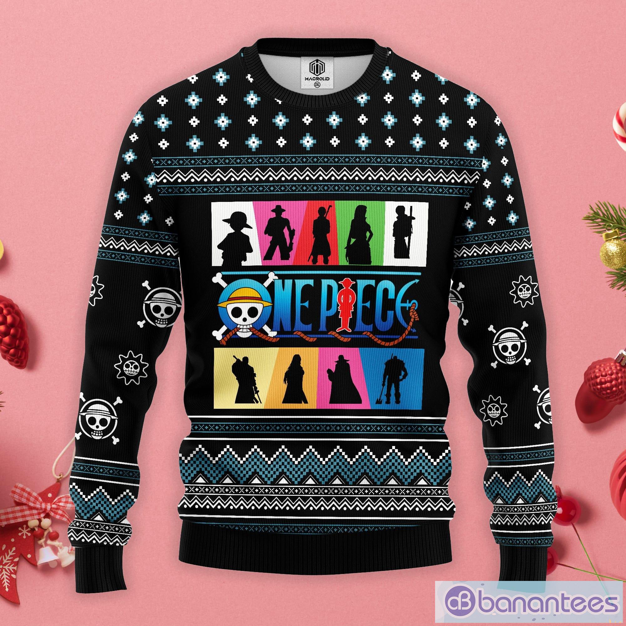 One Piece Anime Lover Ugly Christmas Sweater Product Photo 1