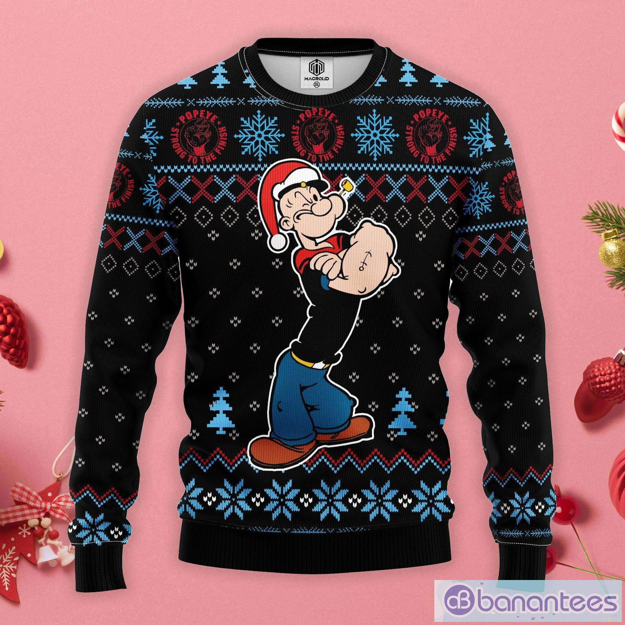 Popeye Strong Cute Gift Ugly Christmas 