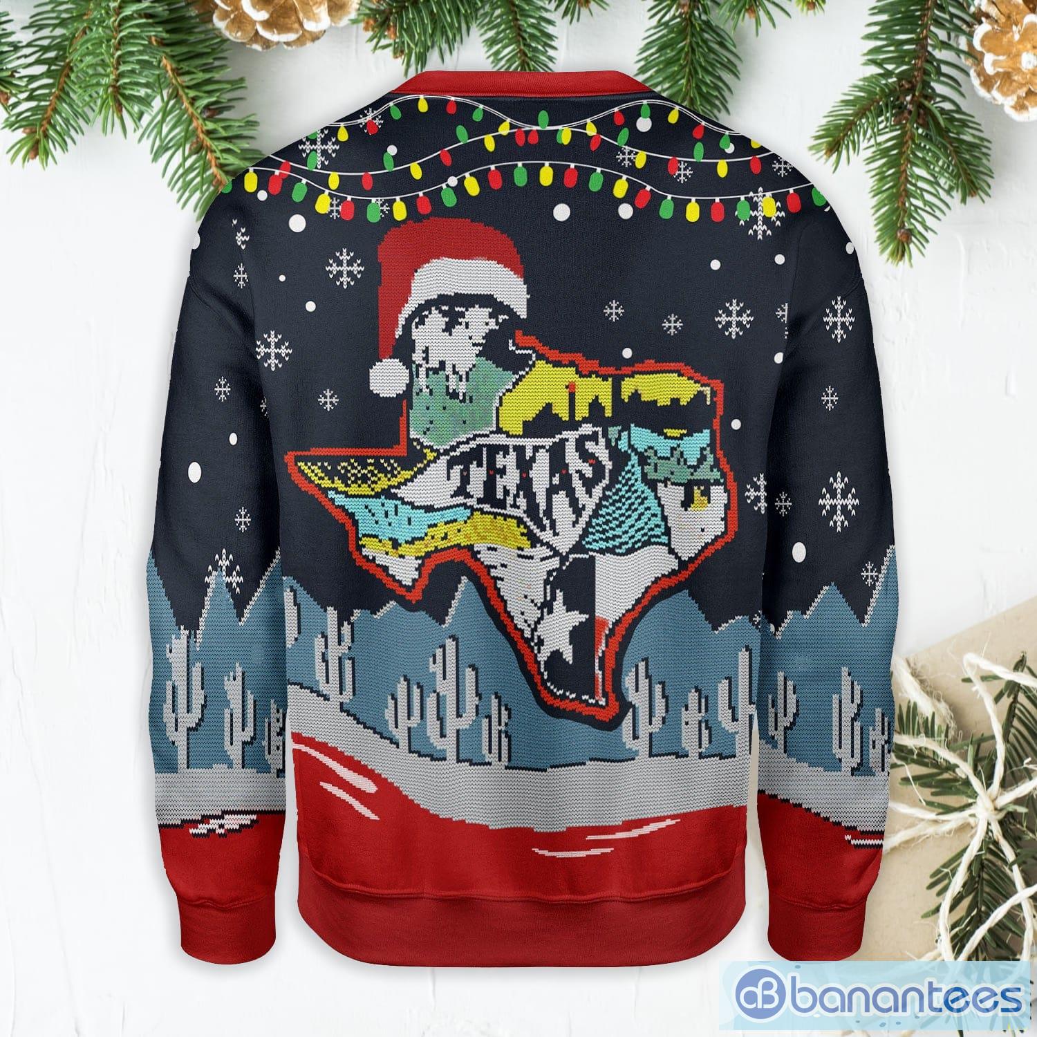 Texas Map Ugly Christmas Sweater Product Photo 2