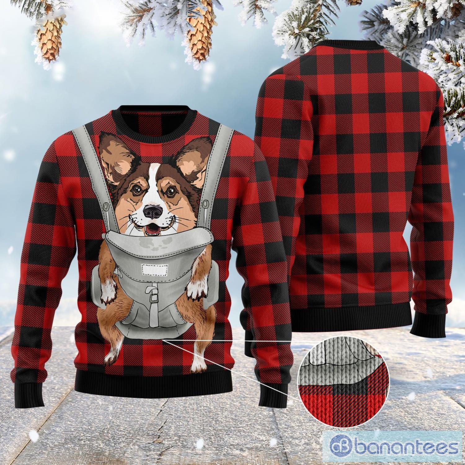 All I Want For Christmas Is More Corgi Dog Christmas Ugly Sweater Product Photo 1