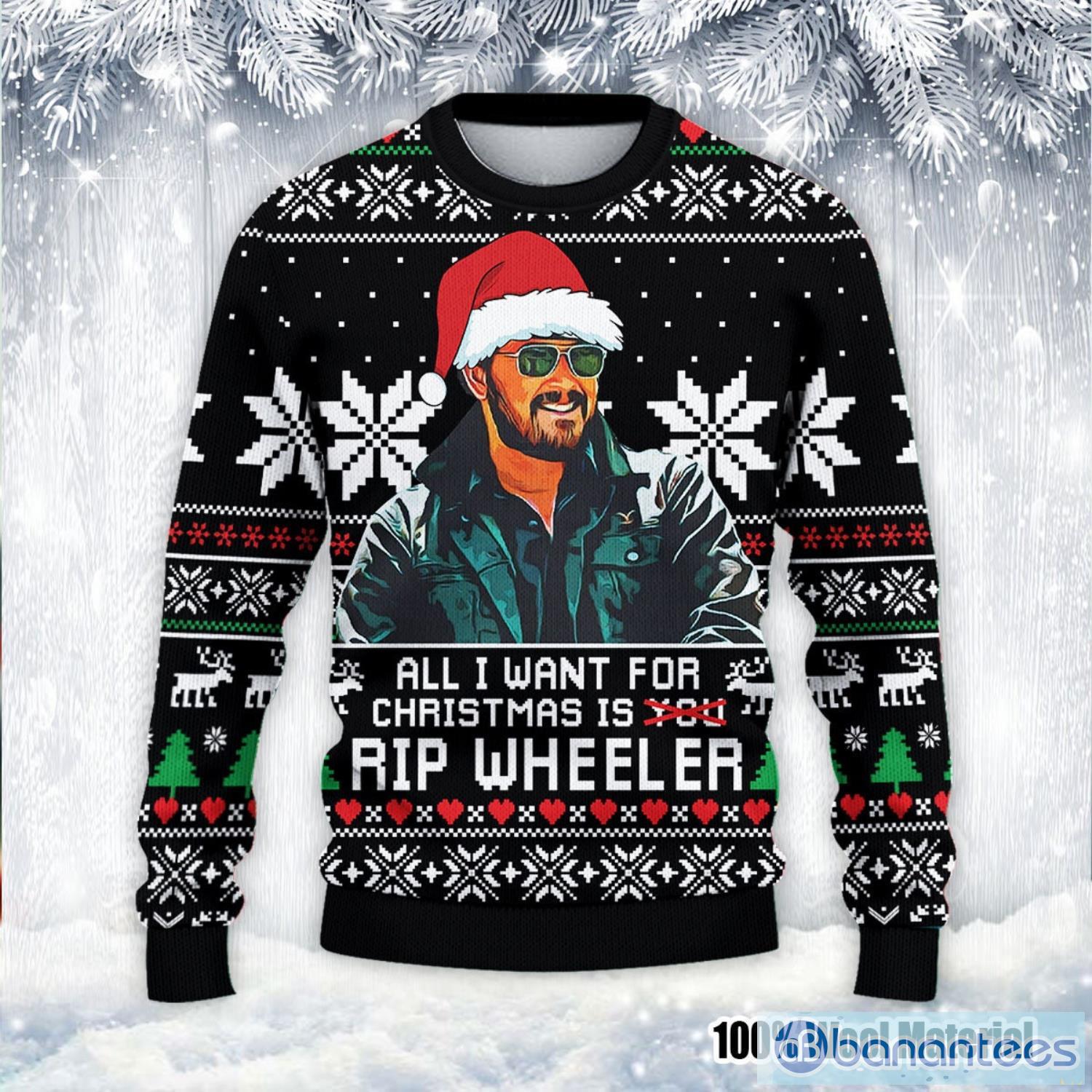 All I Want For Christmas Is Rip Christmas Ugly Sweater Product Photo 2