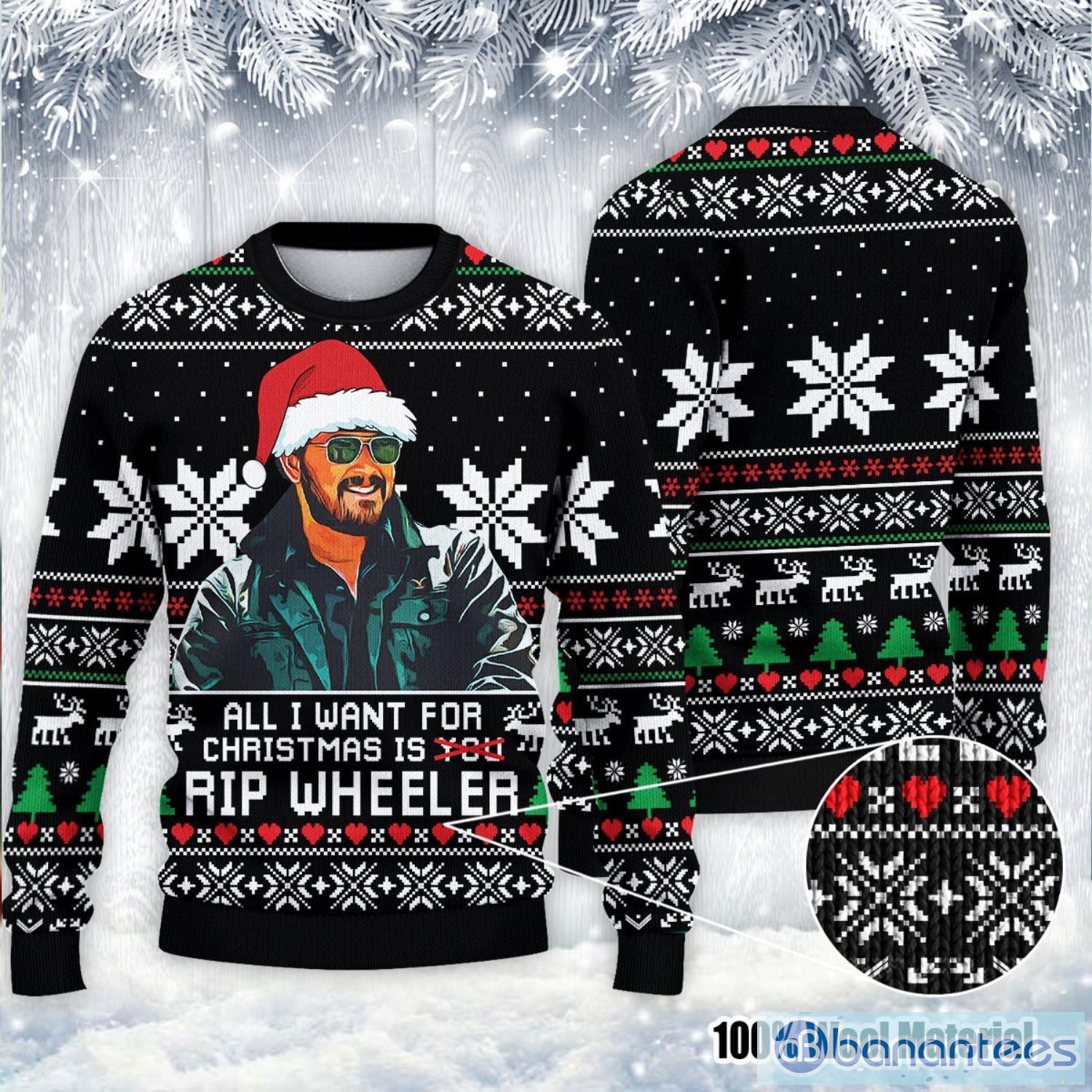 All I Want For Christmas Is Rip Christmas Ugly Sweater Product Photo 1
