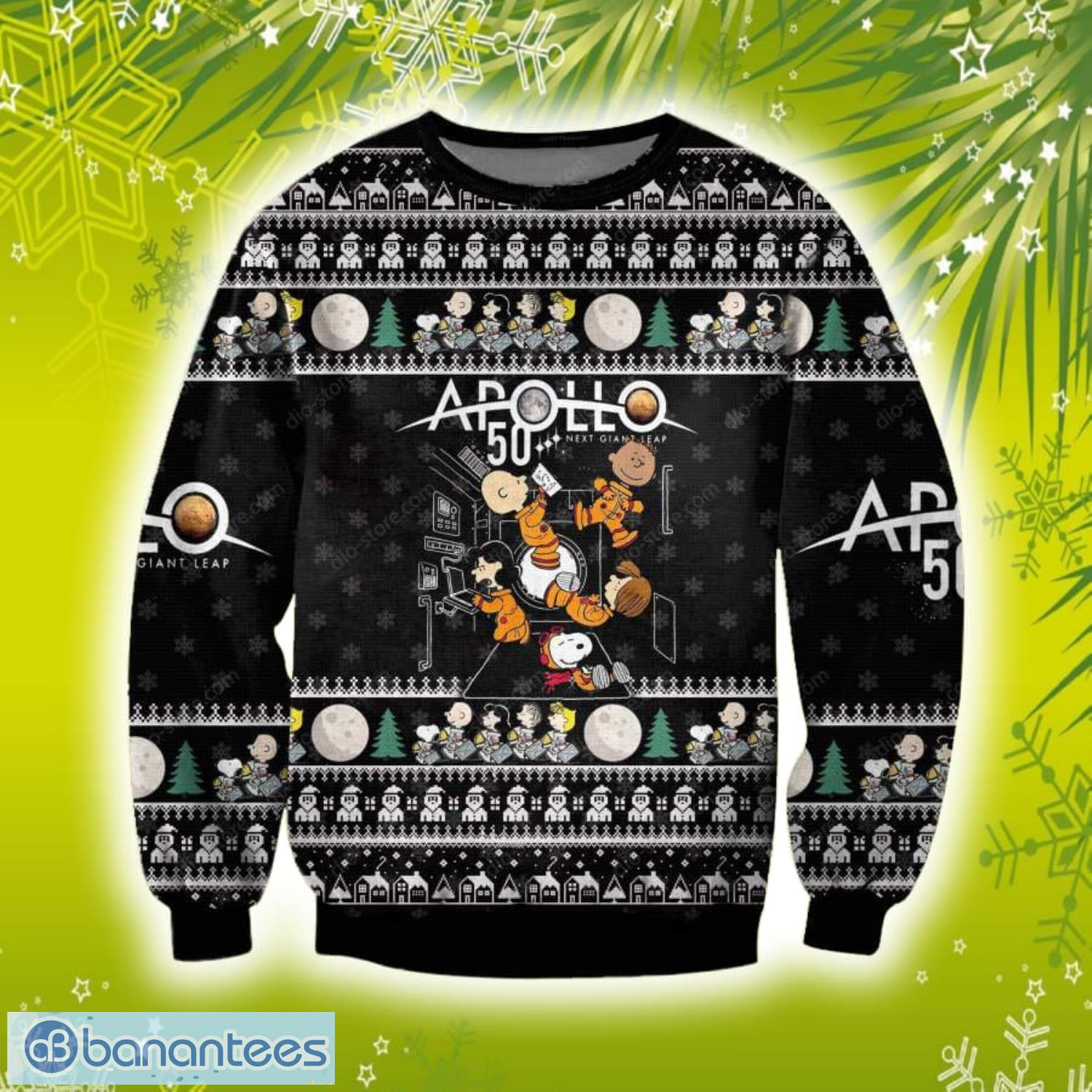 Apolo 3D Christmas Knitting Pattern Ugly Sweater Sweatshirt Product Photo 1
