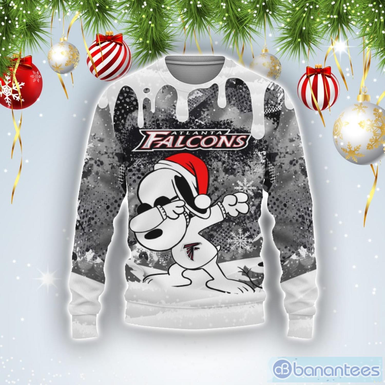 Atlanta Falcons Snoopy Dabbing The Peanuts Sports Football American Christmas Sweater Product Photo 1