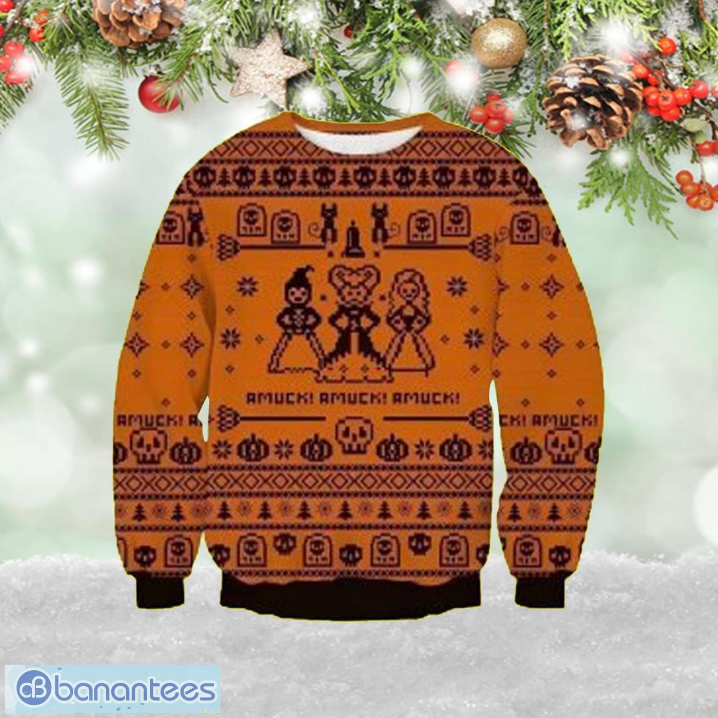 holiday sweater print