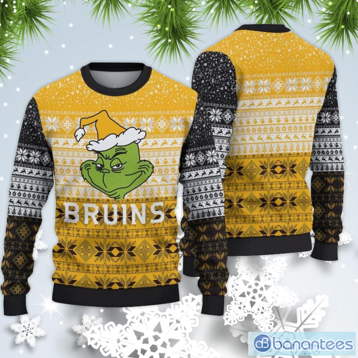 Boston Bruins Fans Skull Cold Knitted Christmas Sweater - Limotees