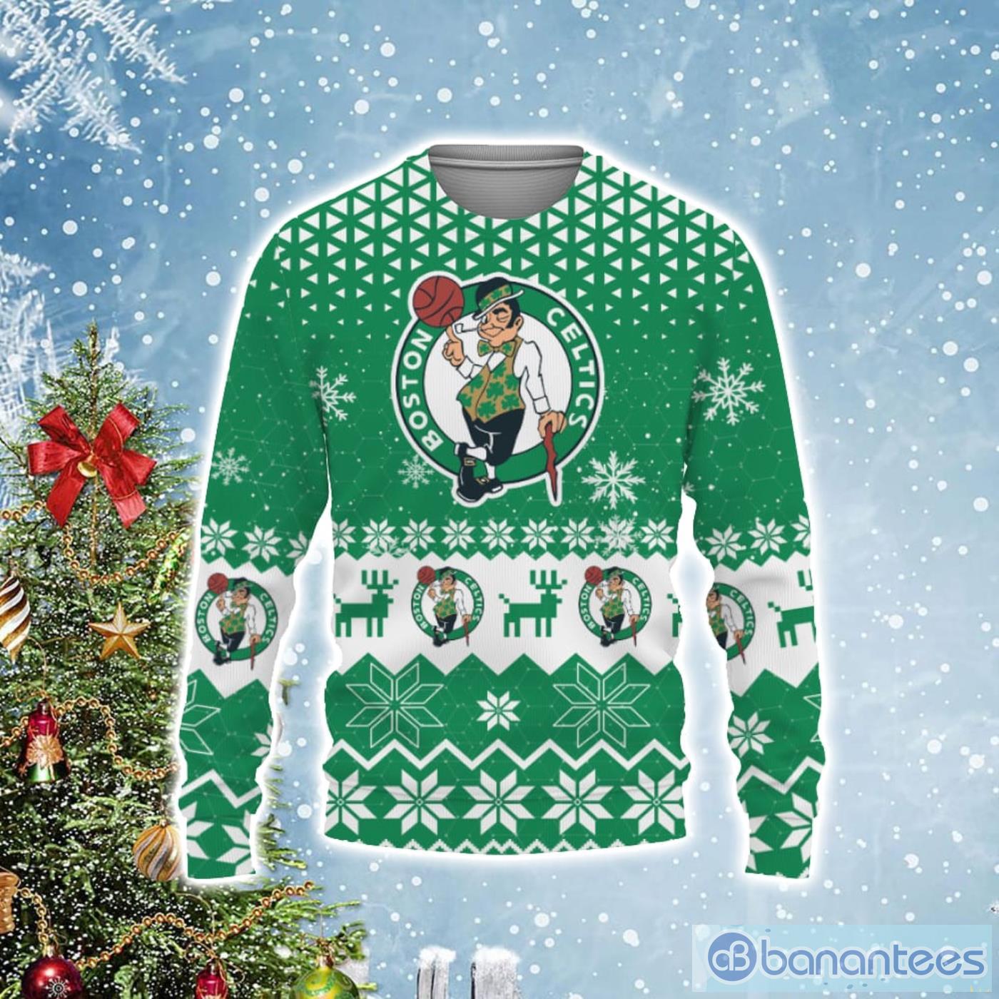 Boston Celtics Ugly Christmas Sweater Product Photo 1