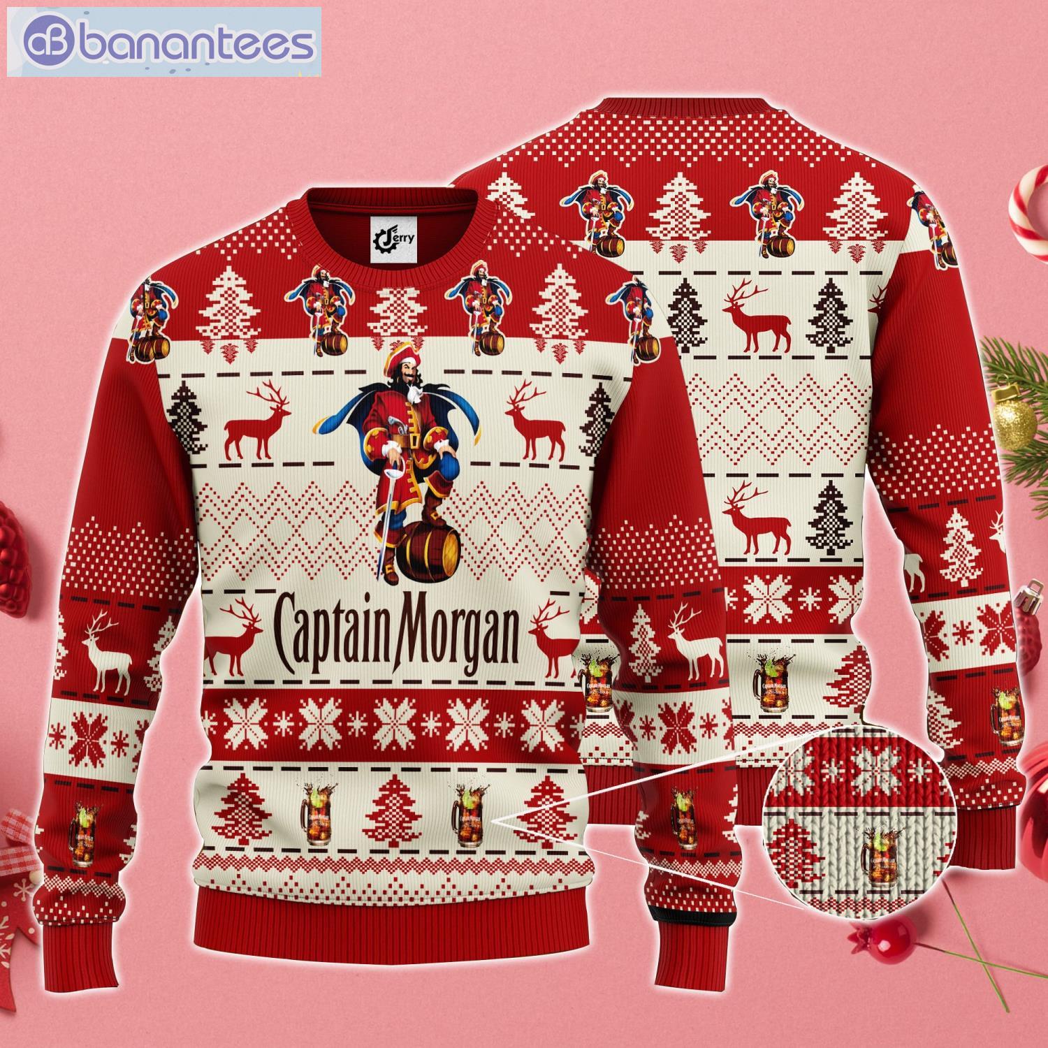 Captain Morgan Lover Ugly Christmas Sweater Product Photo 1
