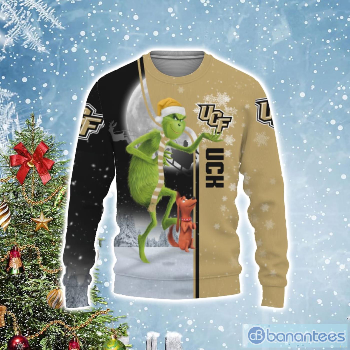 Central Florida Knight Funny Grinch Ugly Christmas Sweater Product Photo 1