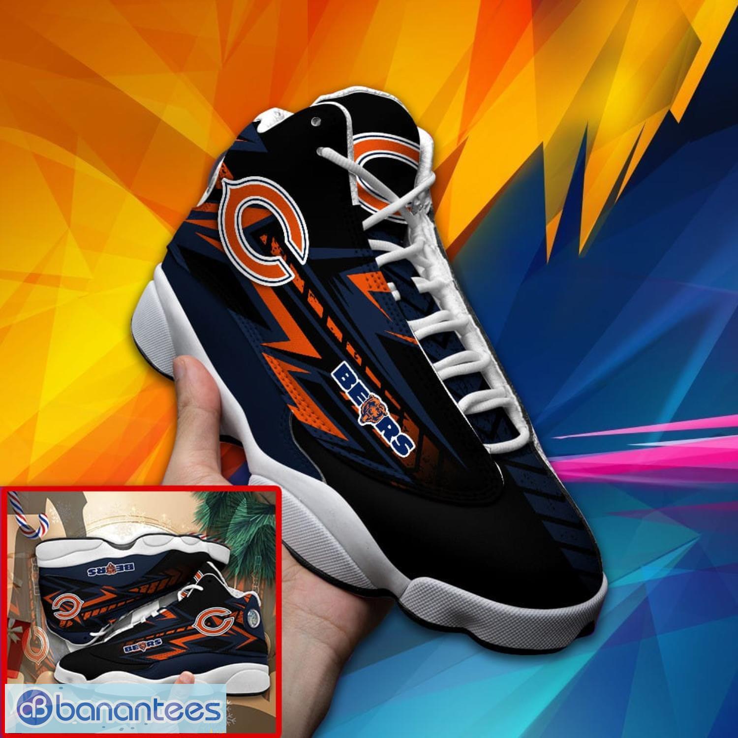 Chicago Bears NFL Big Logo 032 Air Jordan 13 Shoes For Men And Women -  Banantees