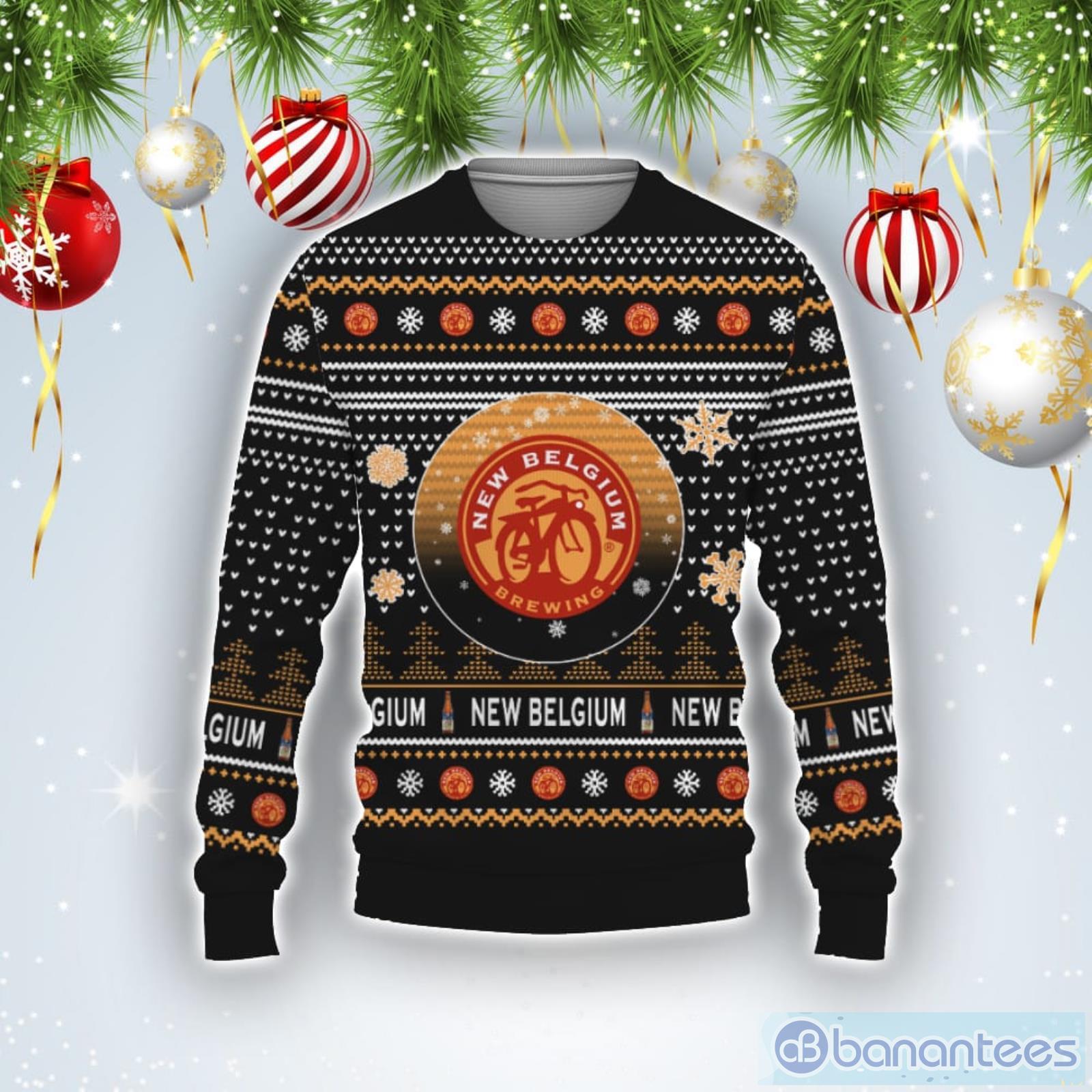 Christmas Gift New Belgium Brewing Beers Ugly Christmas Sweater Product Photo 1