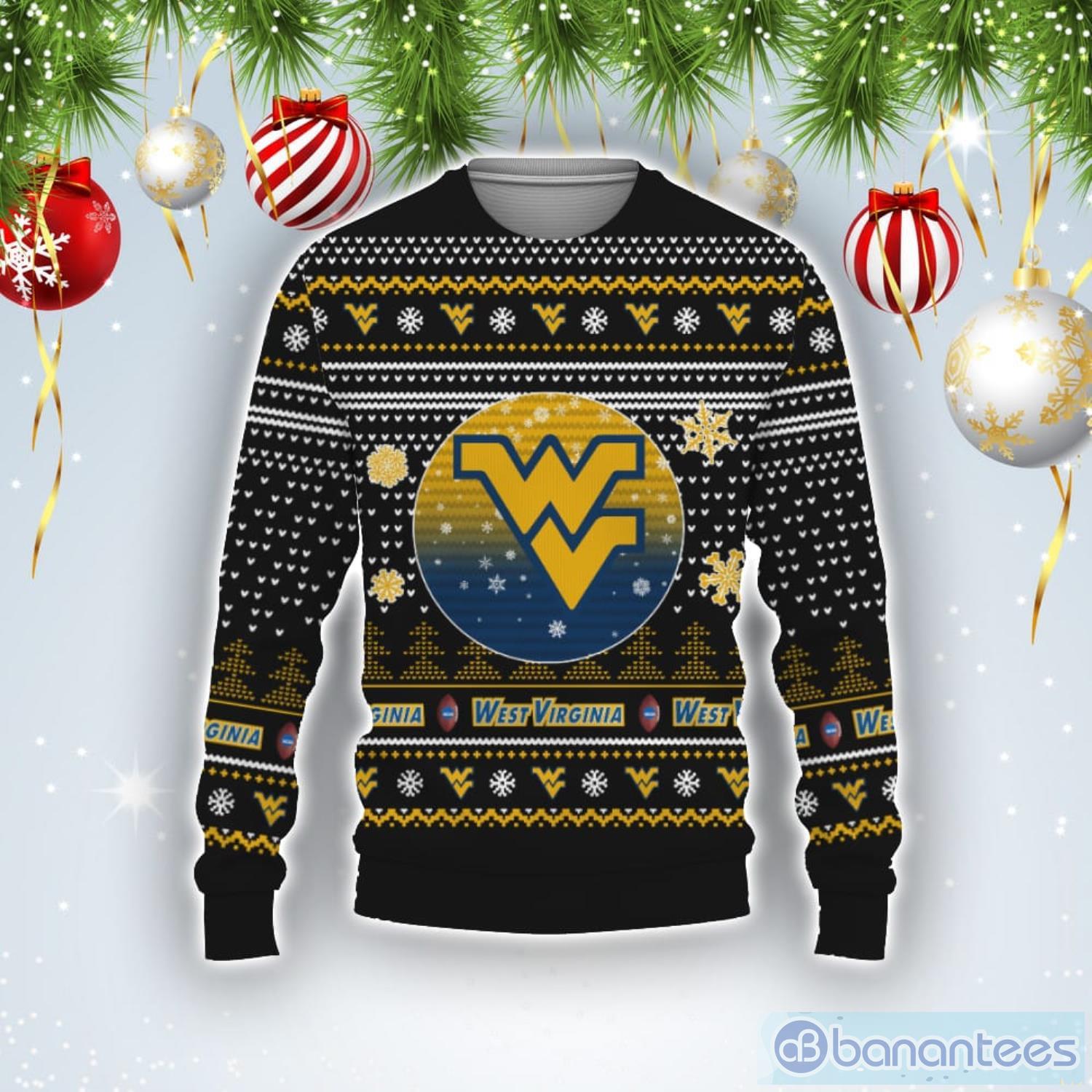 Christmas Gift West Virginia Mountaineers Ugly Christmas Sweater Product Photo 1