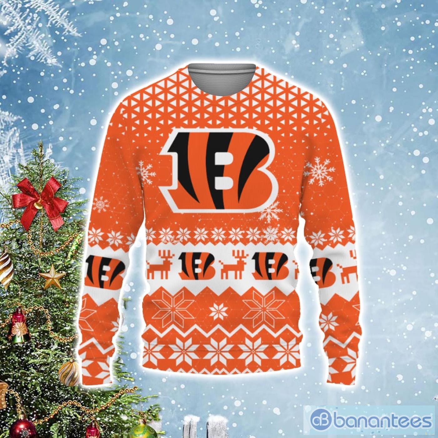 Cincinnati Bengals Christmas Gift Ugly Christmas Sweater Product Photo 1