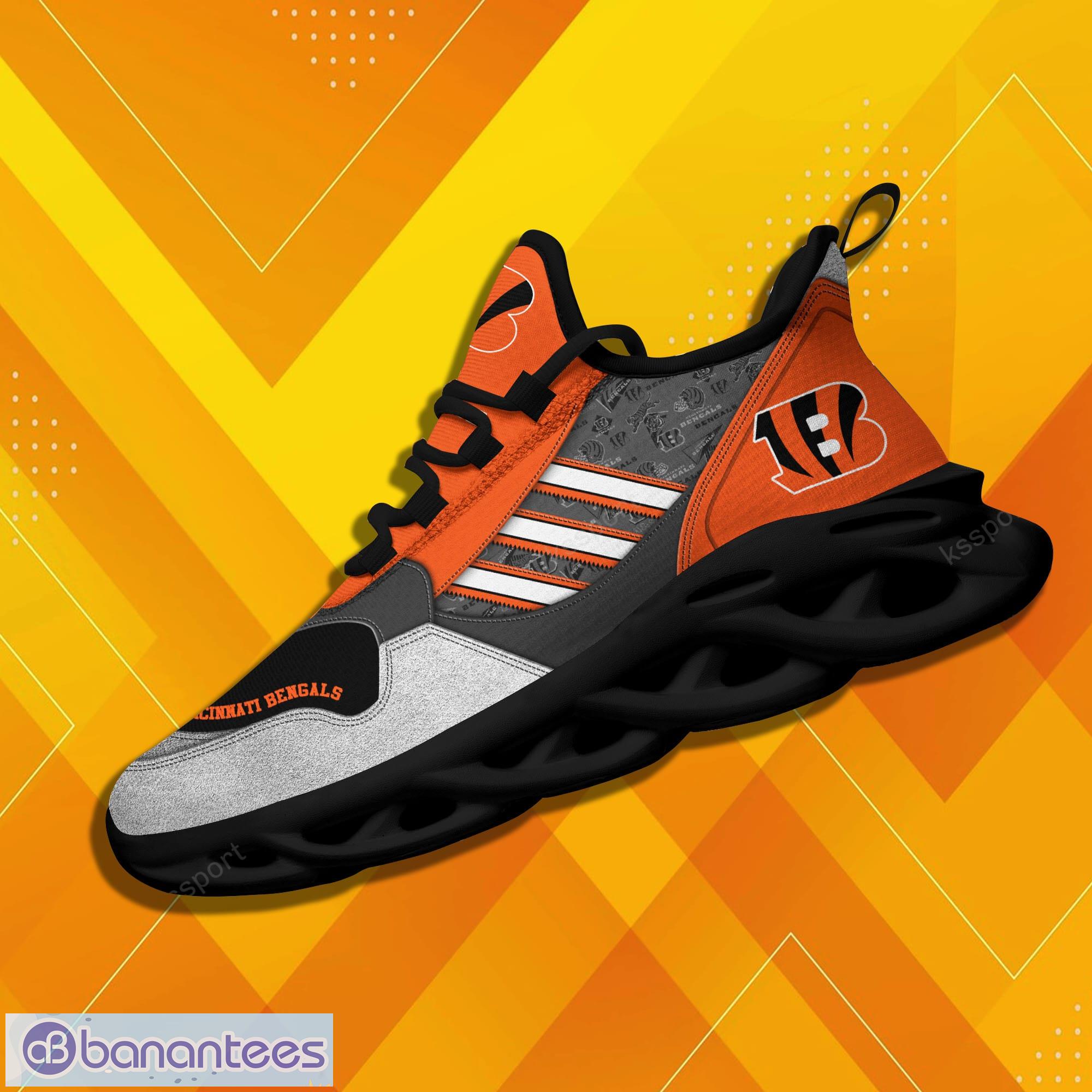 NFL Cincinnati Bengals Orange Black Max Soul Running Shoes - T-shirts Low  Price