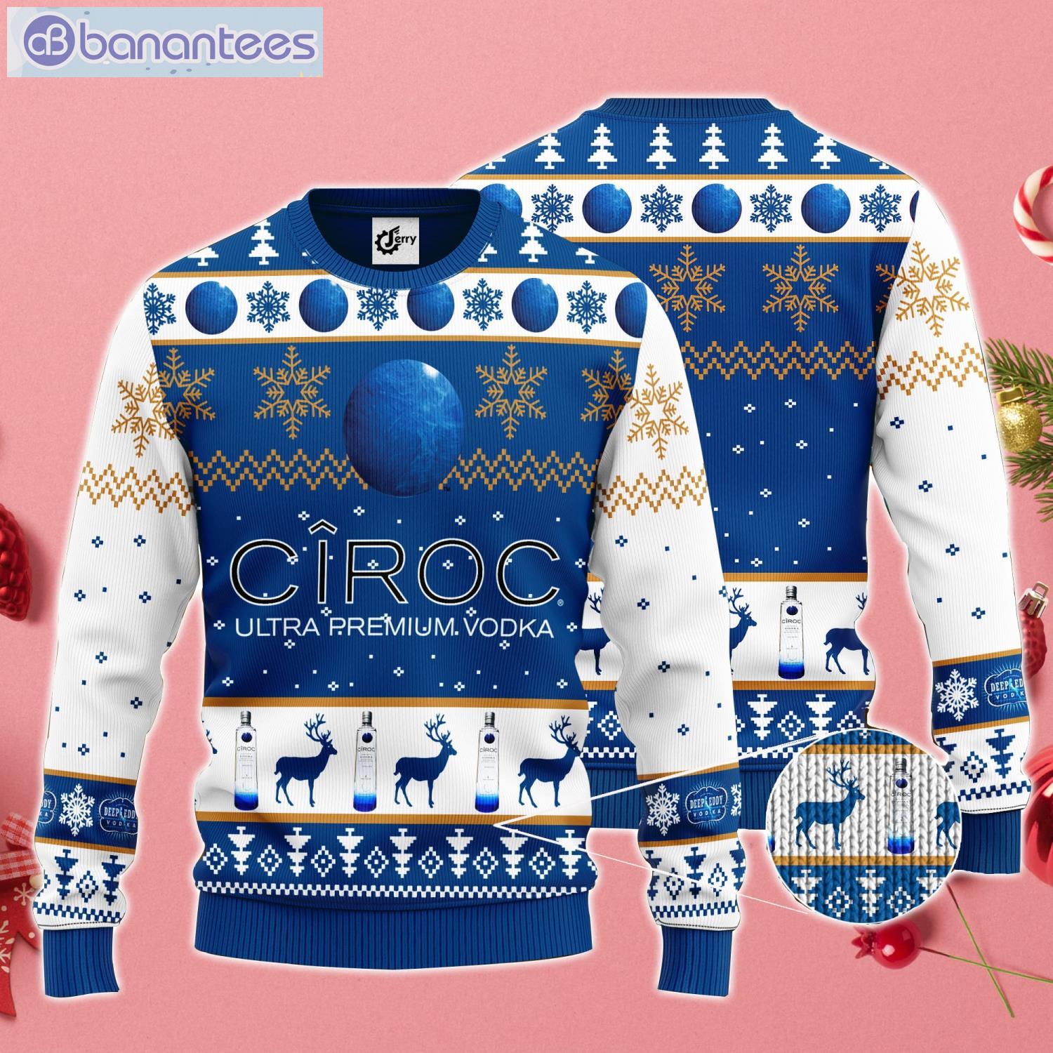 Ciroc Snowflake Pattern Ugly Christmas Sweater Product Photo 1