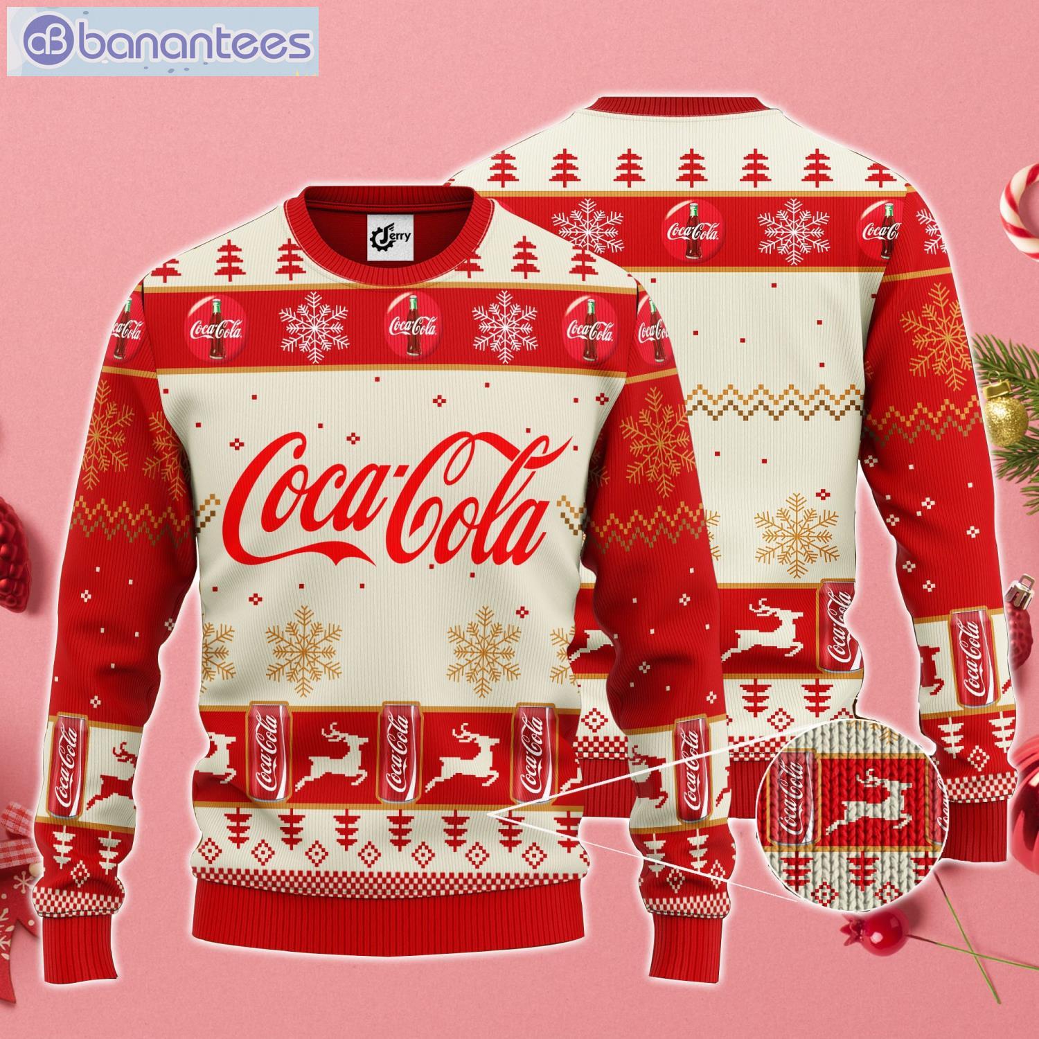 Coca Cola Christmas Gift Ugly Christmas Sweater Product Photo 1